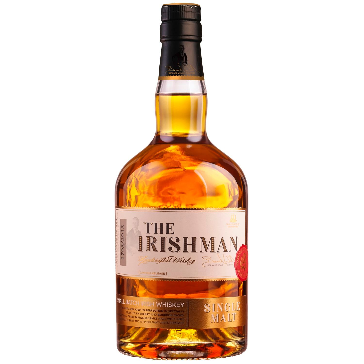 The Irishman Single Malt Irish Whisky 700mL Bottle