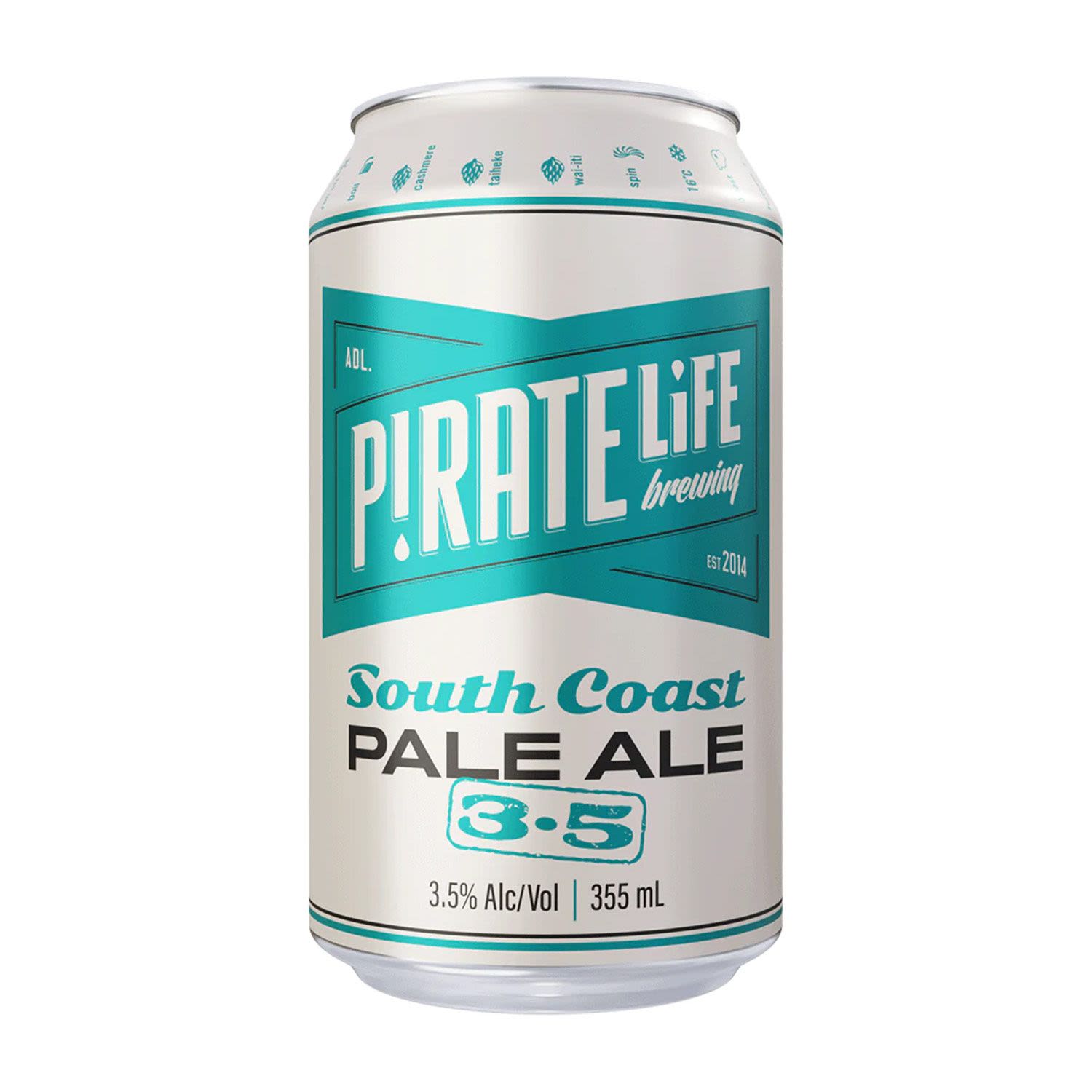 Pirate Life Southcoast Mid Strength Can 355mL