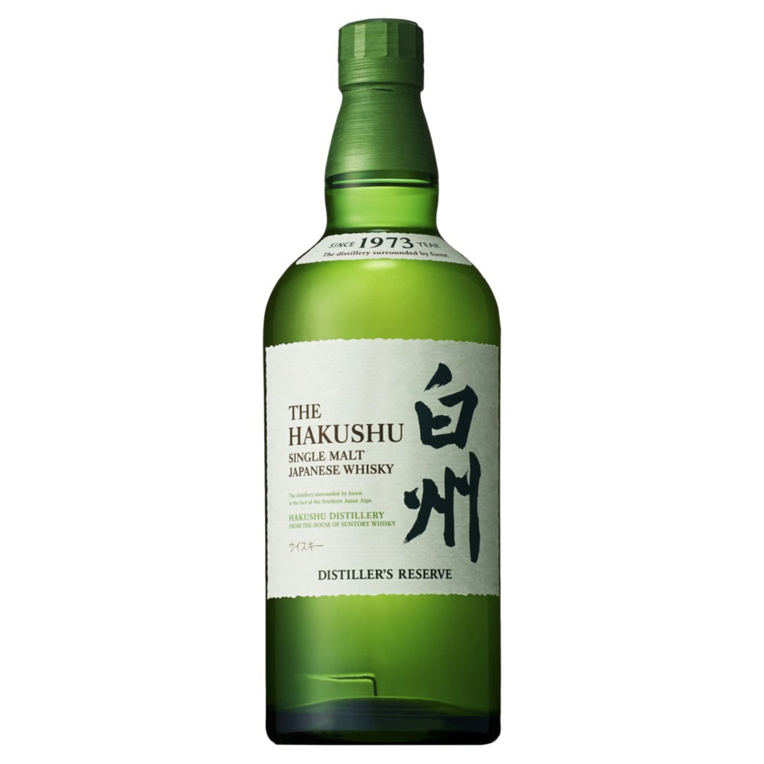 The Hakushu Single Malt Distiller's Reserve Japanese Whisky 700mL Bottle