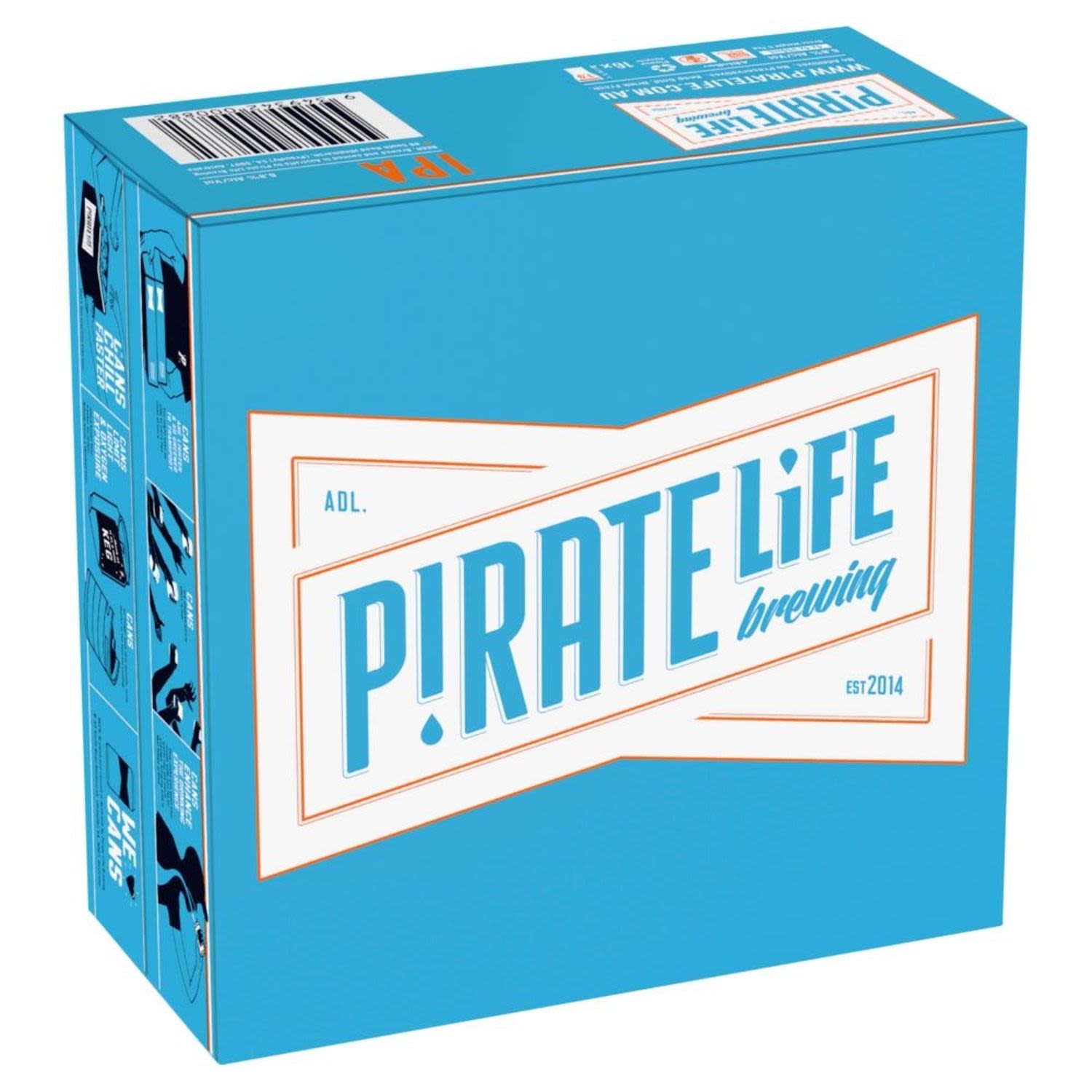 Pirate Life Brewing IPA Can 355mL 16 Pack