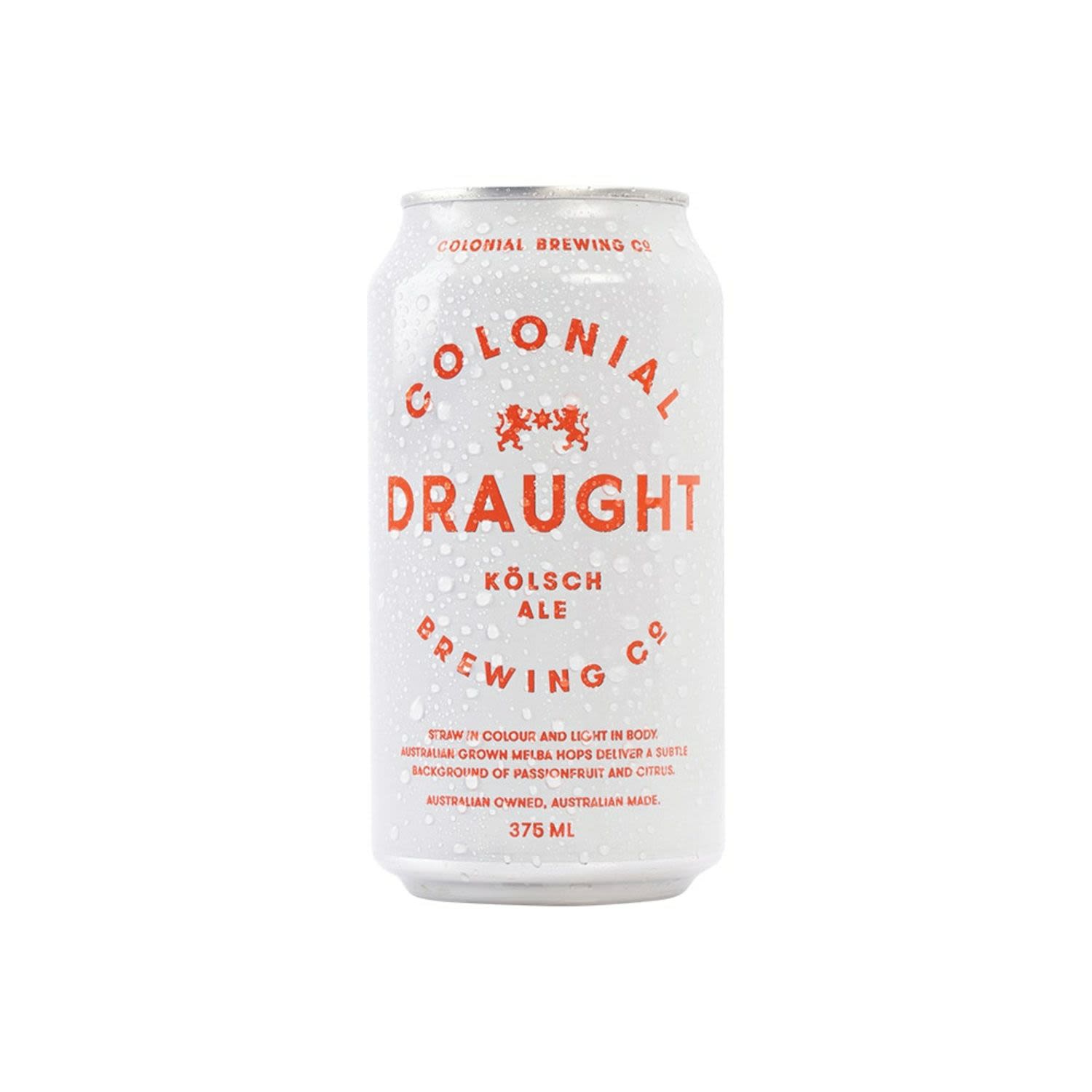 Colonial Brewing Co. Draught Can 375mL