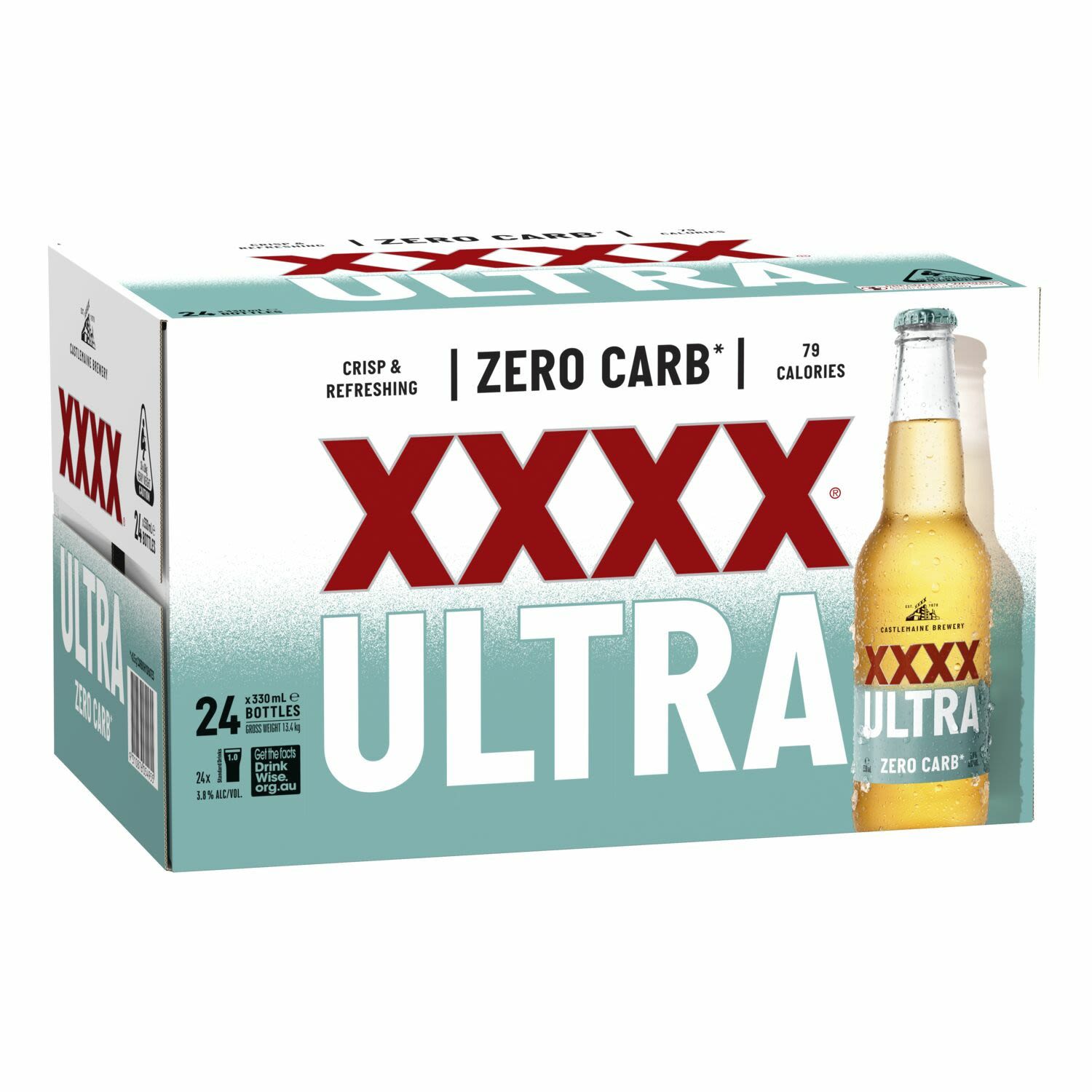 XXXX Ultra Bottle 330mL 24 Pack