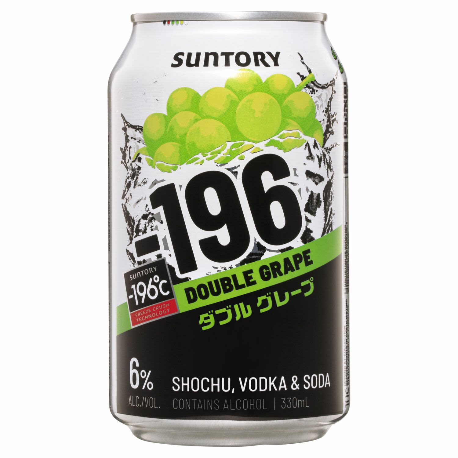 Suntory -196 Double Grape Can 330mL 24 Pack