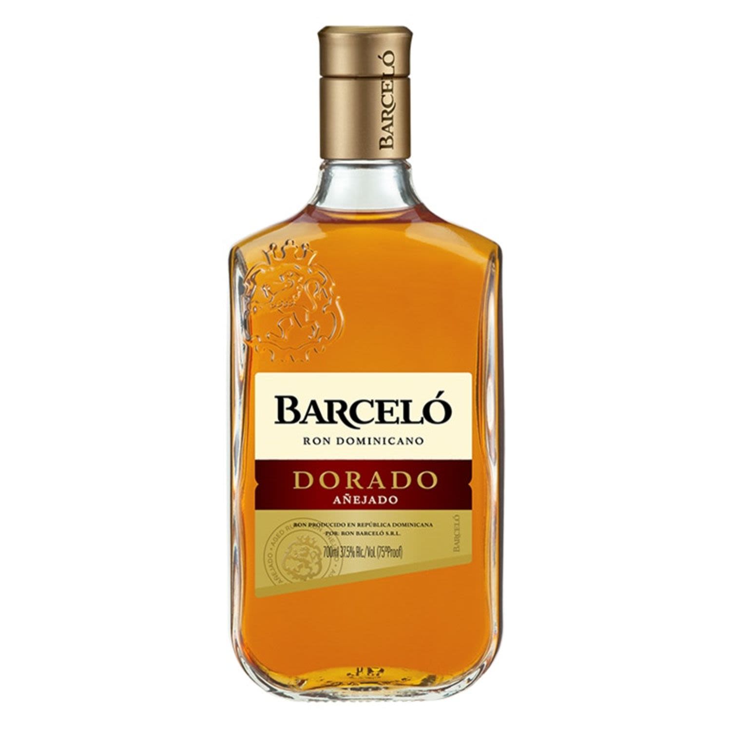 Ron Barcelo Dorado Rum 700mL Bottle