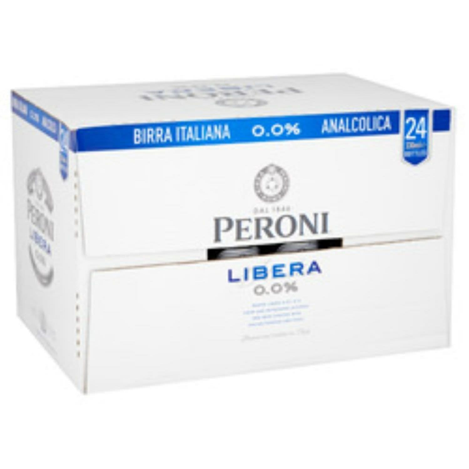 Peroni Libera 0.0% Bottle 330mL 24 Pack
