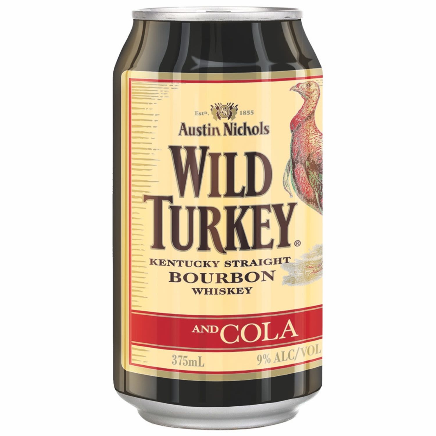 Wild Turkey Heritage Edition & Cola 9% Can 375mL