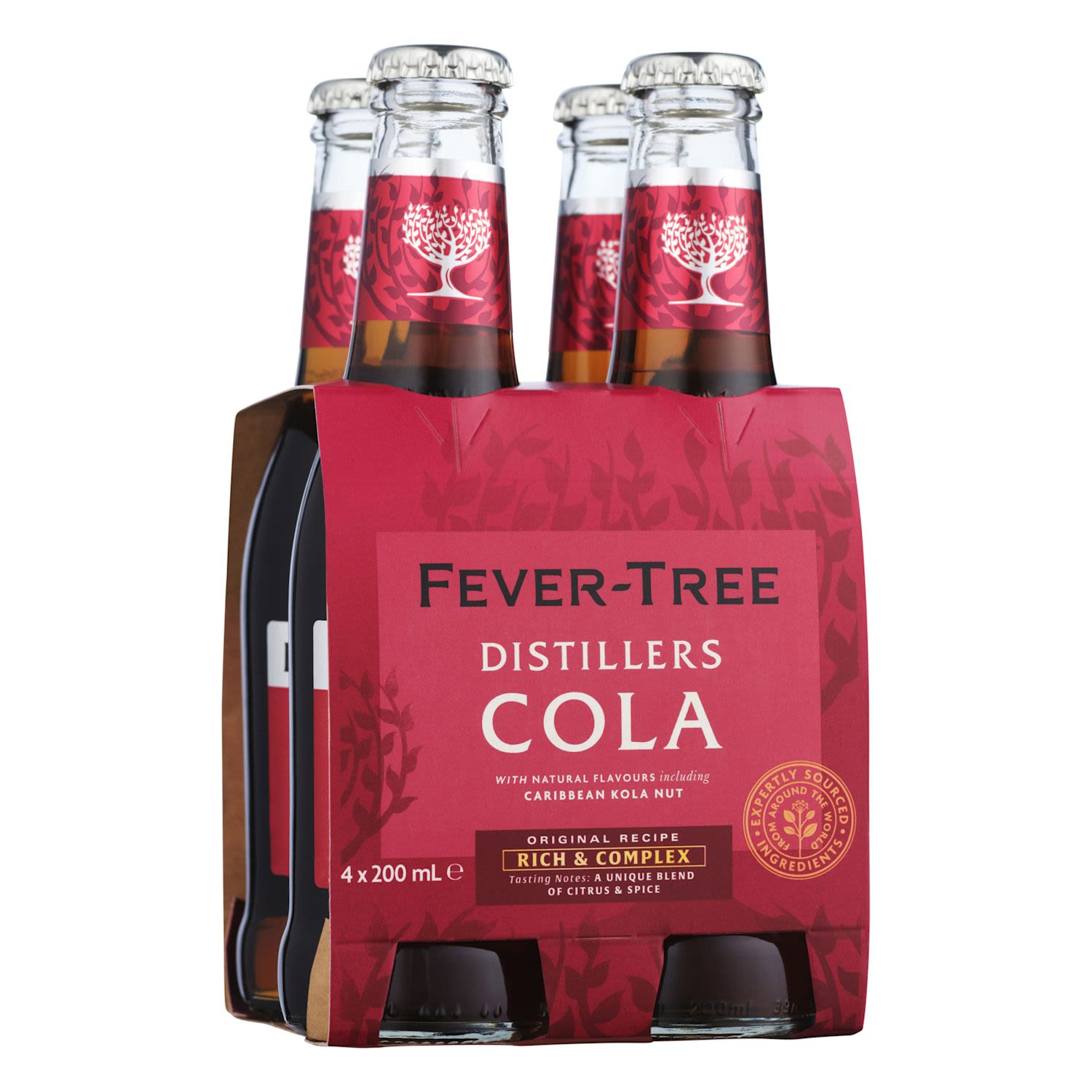 Fever Tree Cola Bottle 200mL 4 Pack