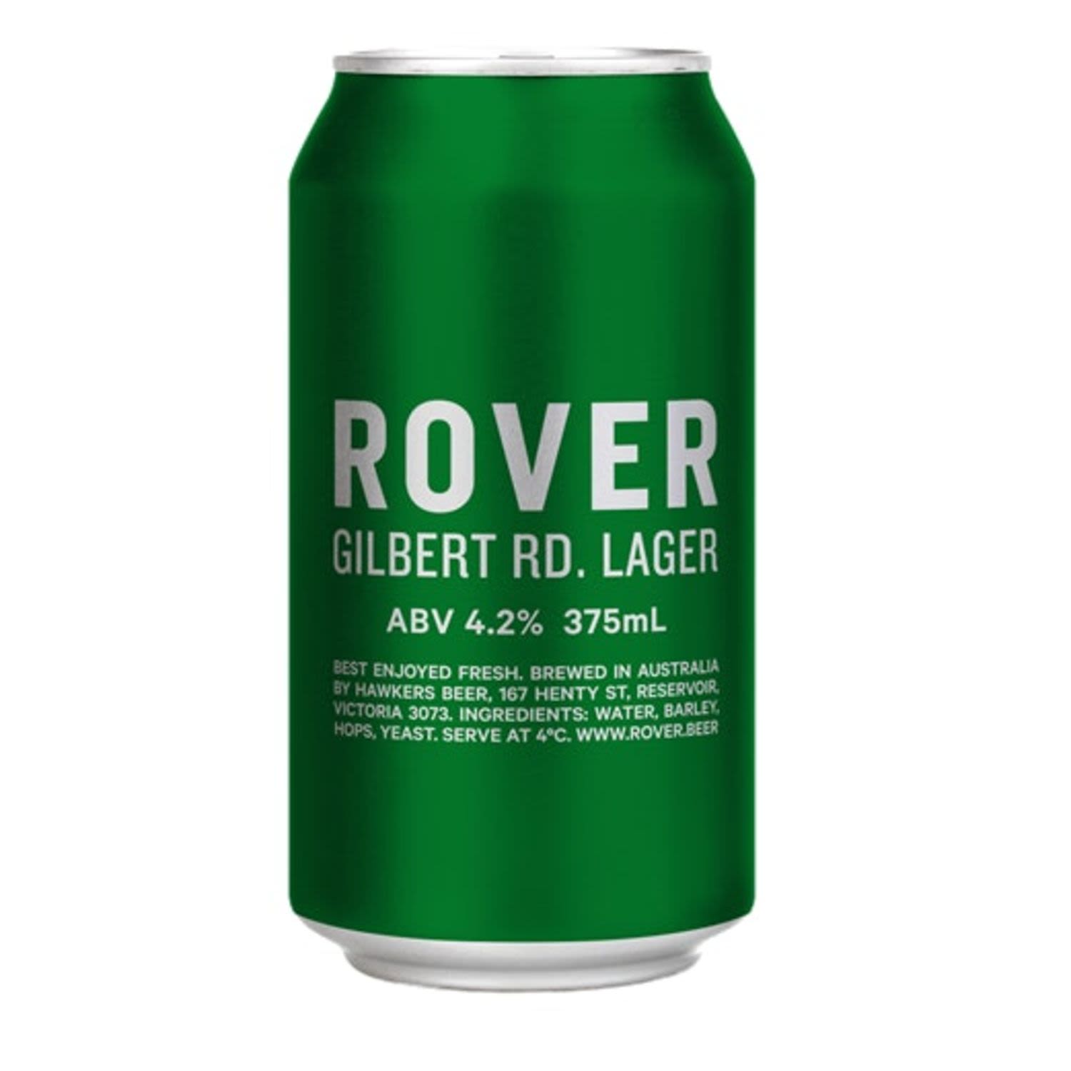 Rover Gilbert Rd Lager Can 375mL