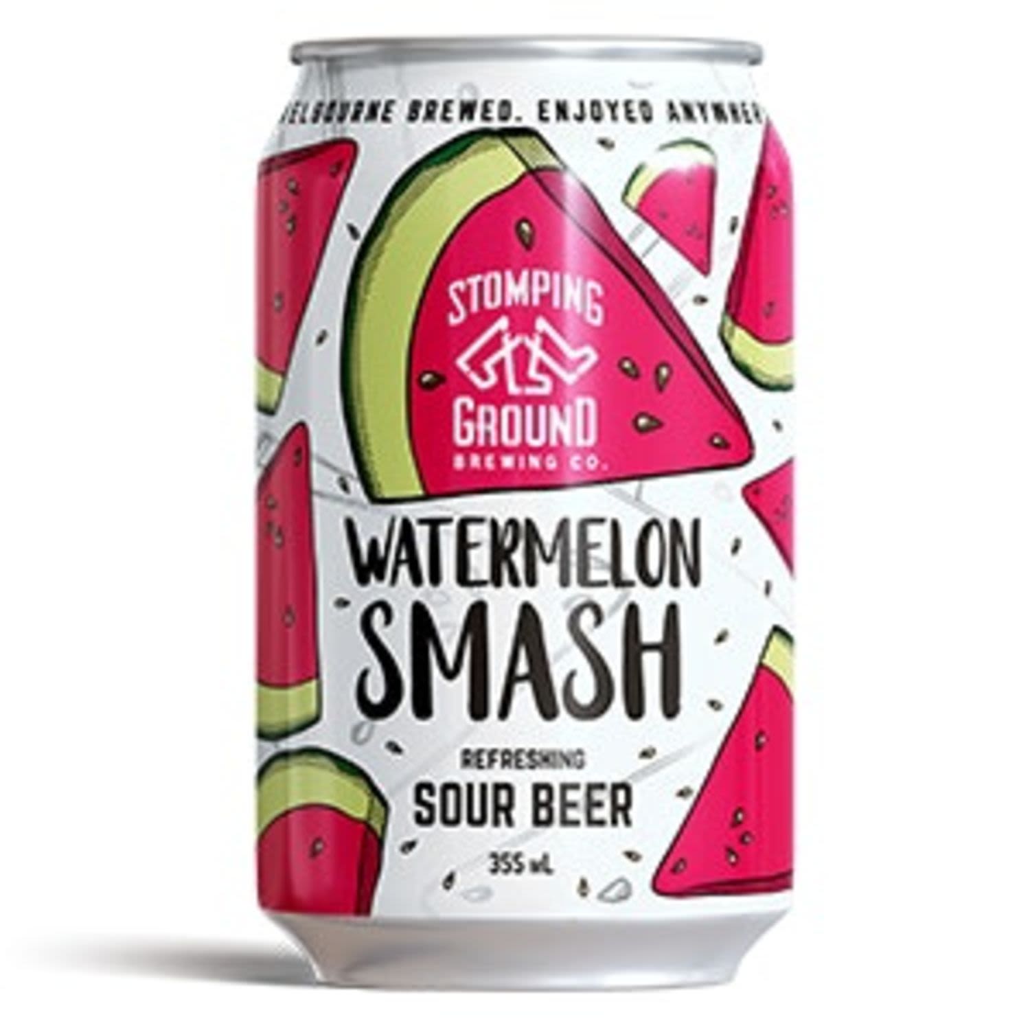 Stomping Ground Watermelon Smash Sour Beer 355mL Can