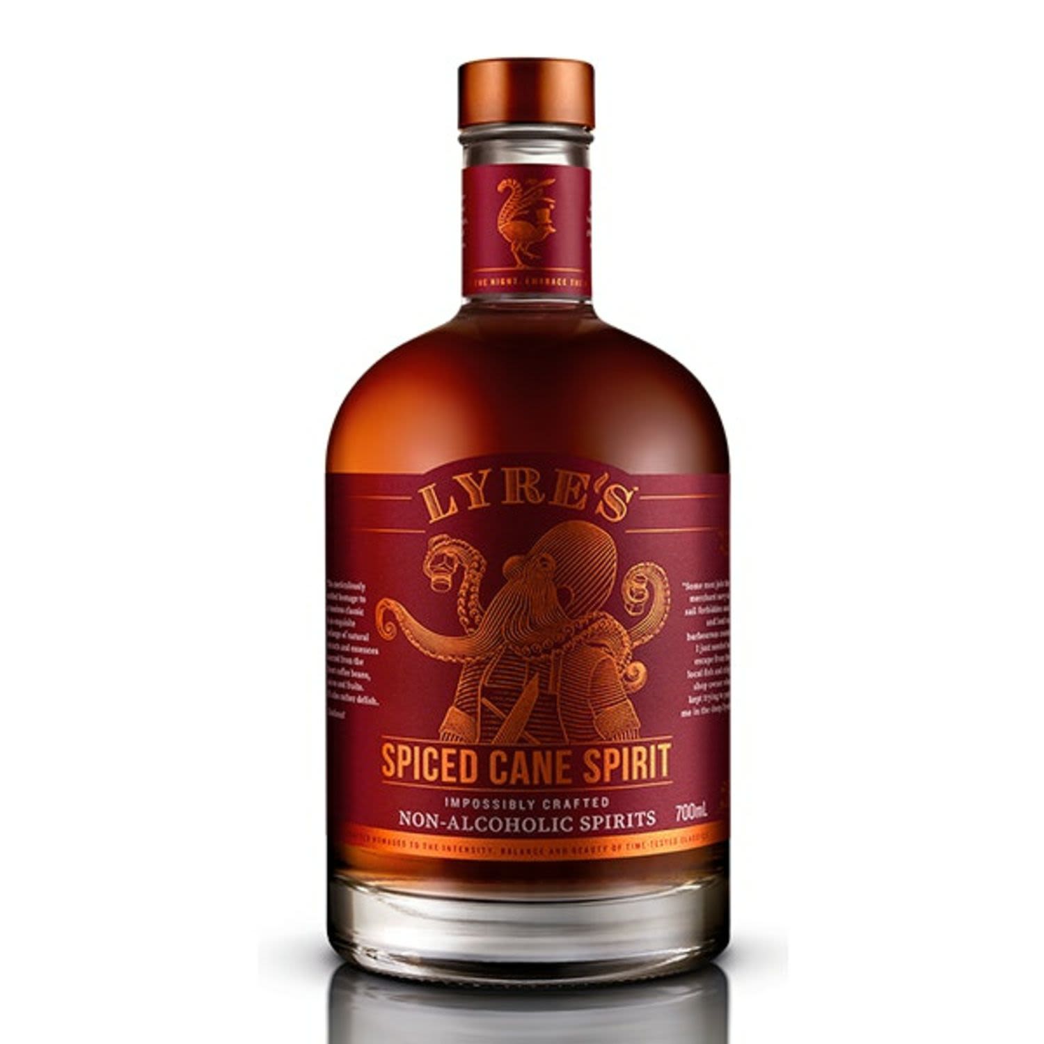 Lyre's Spiced Cane Spirit 700mL Bottle