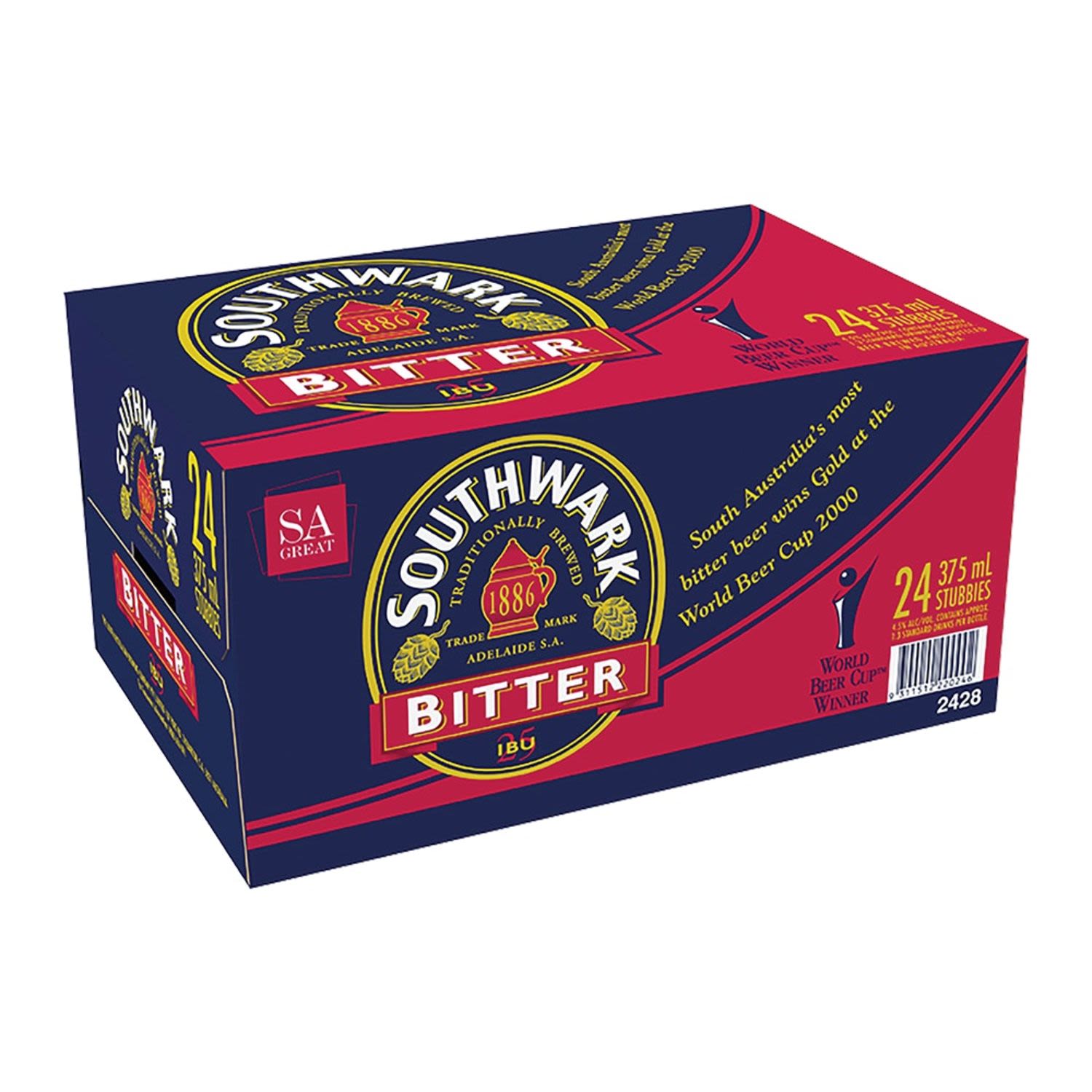 Southwark Bitter Bottle 375mL 24 Pack