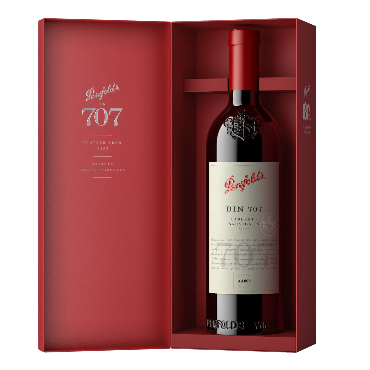 Penfolds Bin 707 Cabernet Sauvignon 2022 750mL Gift Box 