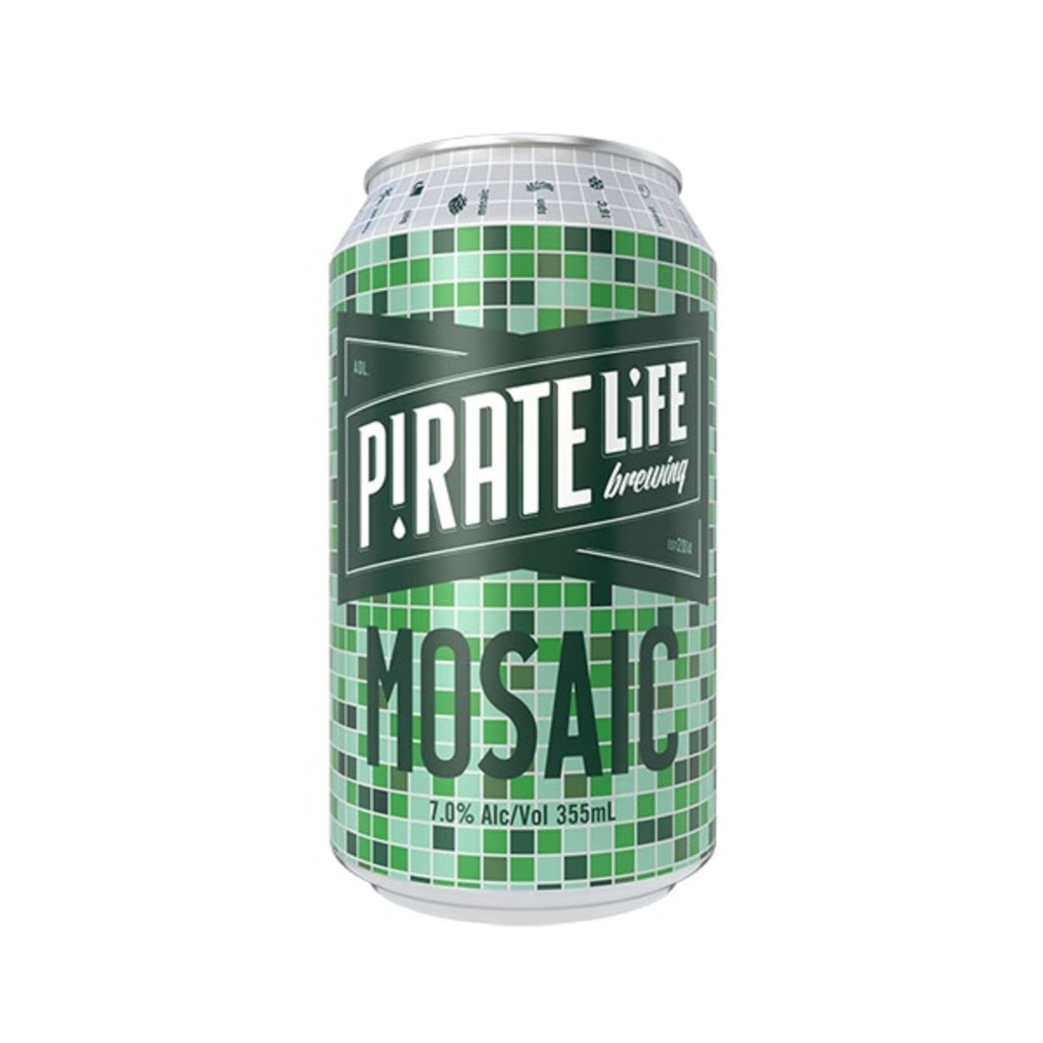 Pirate Life Brewing Mosaic IPA Can 355mL