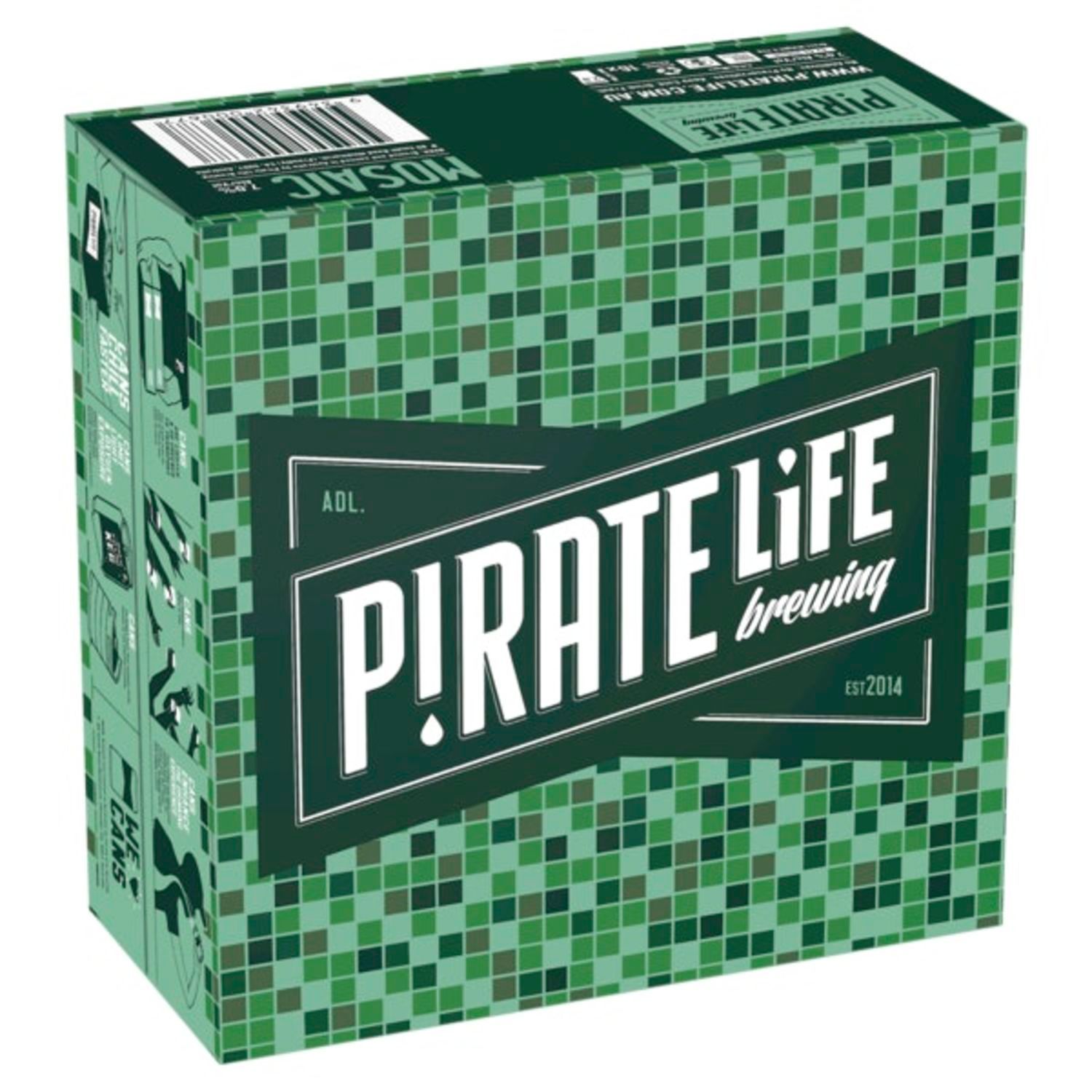 Pirate Life Brewing Mosaic IPA Can 355mL 16 Pack