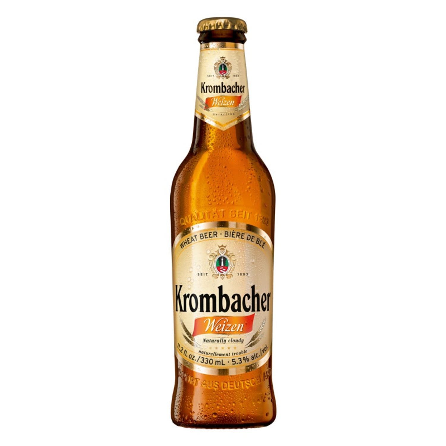Krombacher Weizen Wheat Beer Bottle 500mL