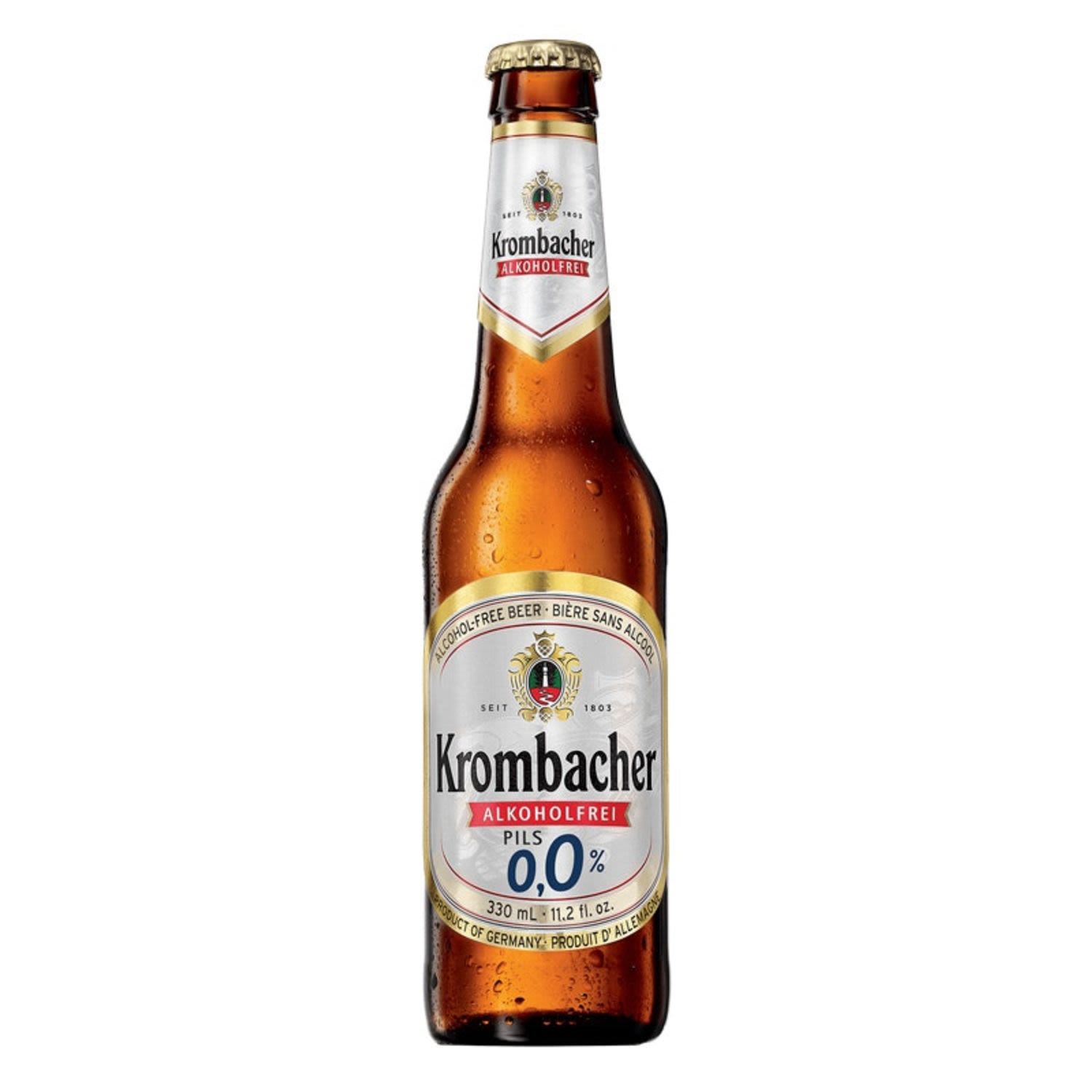 Krombacher Alcohol Free Beer Pils Bottle 330mL