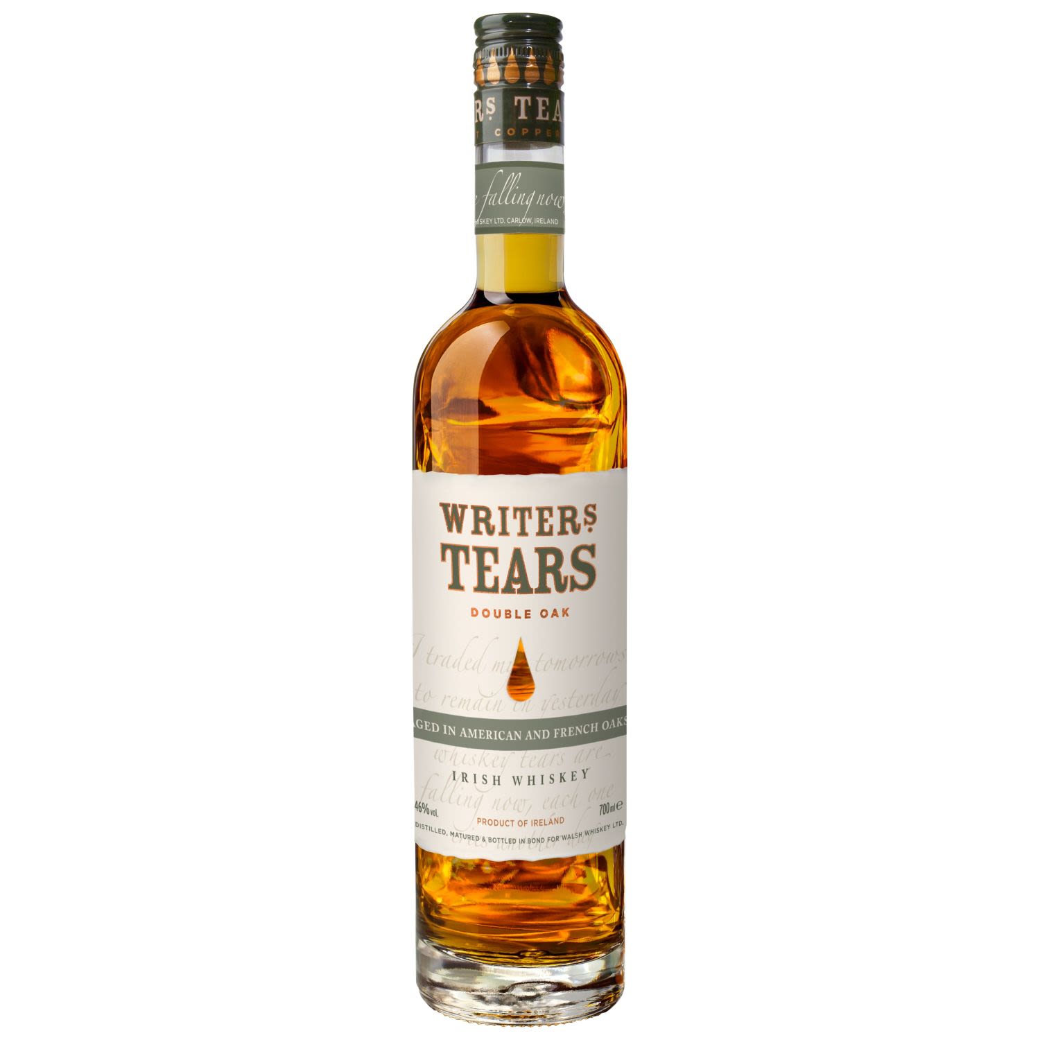 Writers Tears Double Oak Irish Whiskey 700mL Bottle