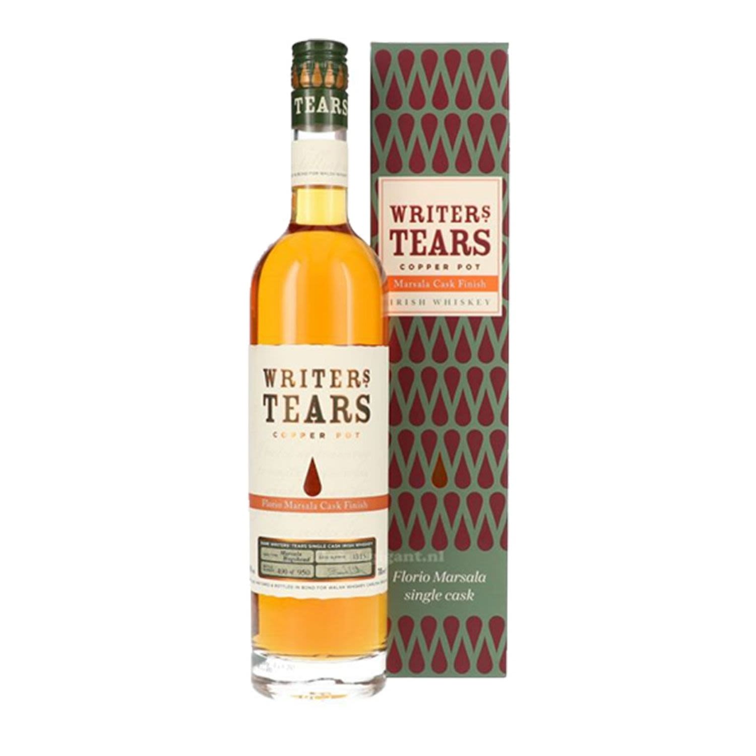 Writers Tears Copper Pot Single Barrel Marsala Cask Finish Irish Whiskey 700mL Bottle