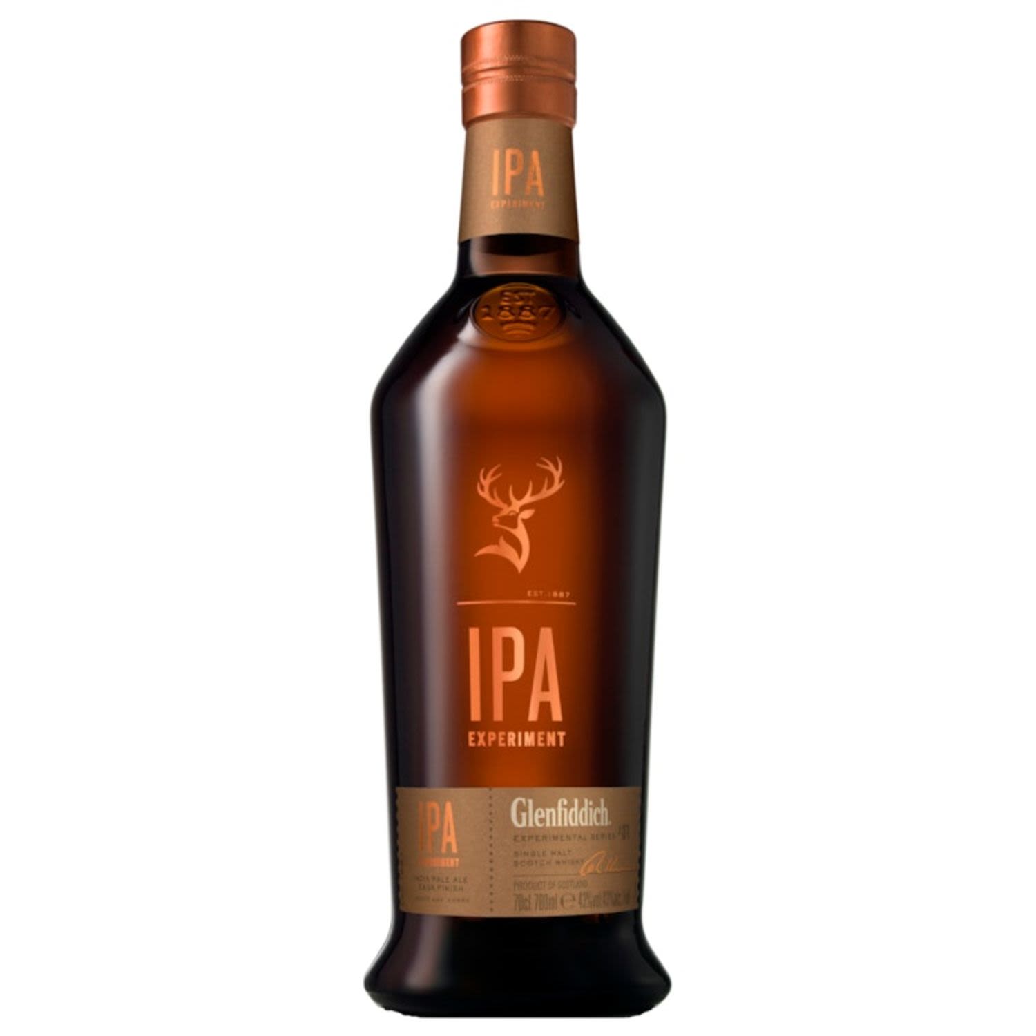 Glenfiddich IPA Experiment Scotch Whisky 700mL Bottle