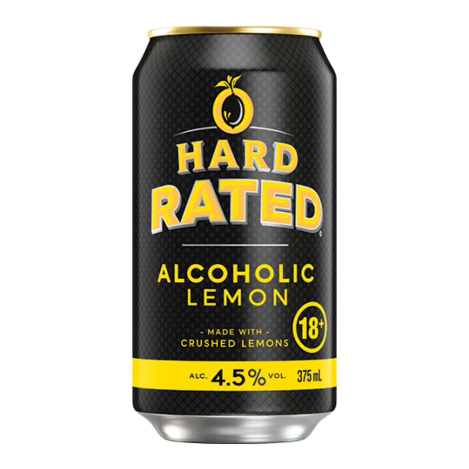 Hard Rated Alcoholic Lemon Can 375mL 30 Pack