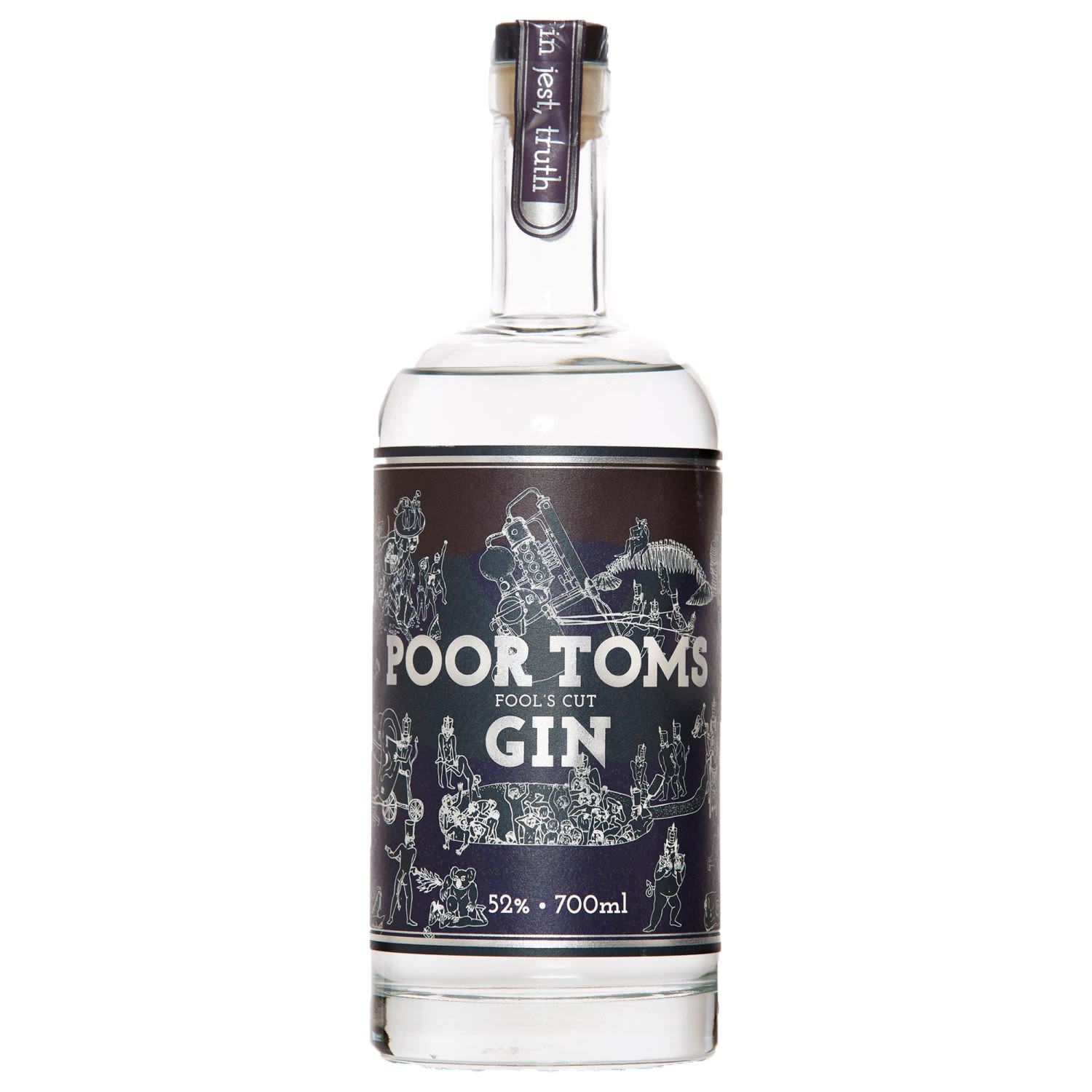 Poor Toms Fools Cut Gin 700mL Bottle