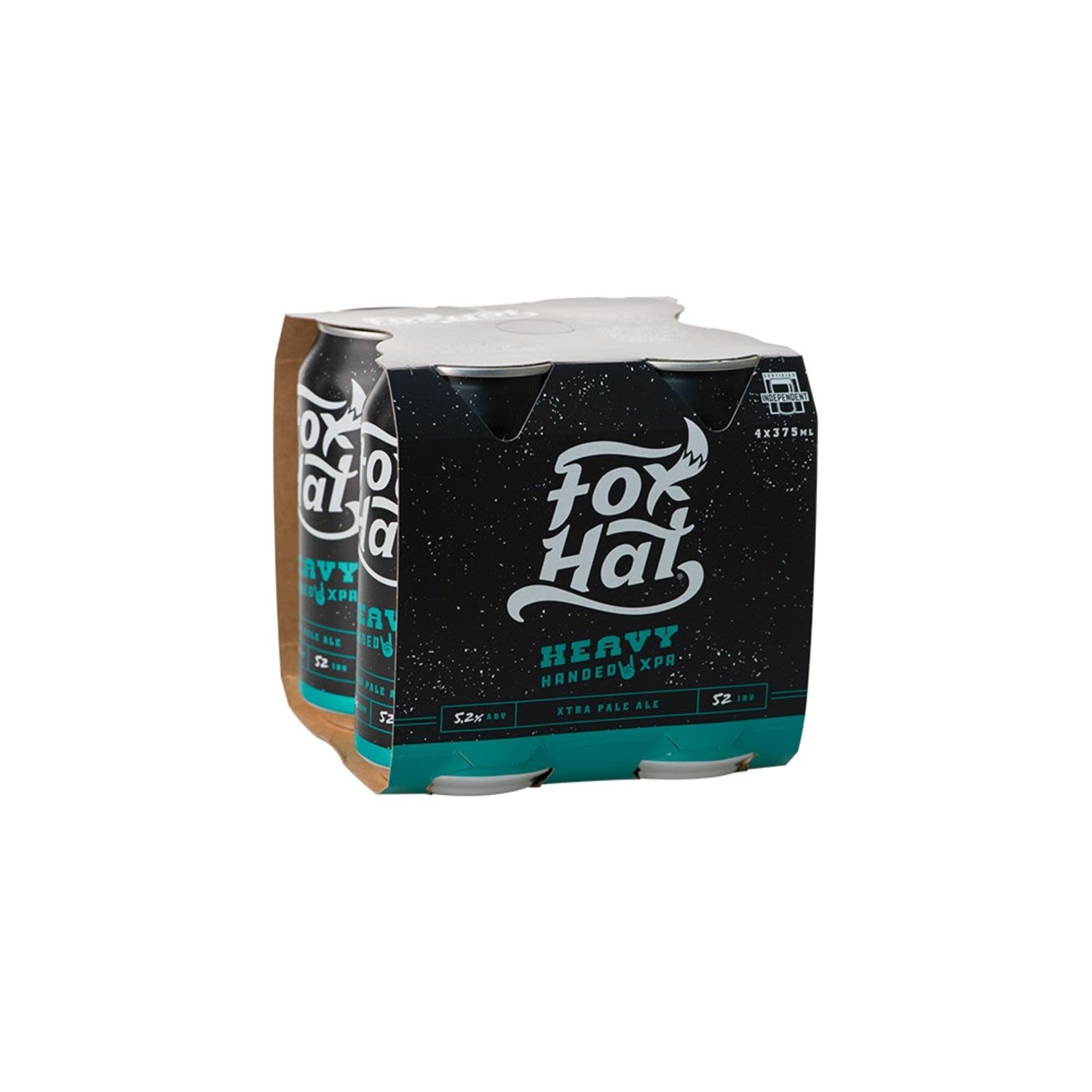 Fox Hat Heavy Handed XPA Can 375mL 4 Pack