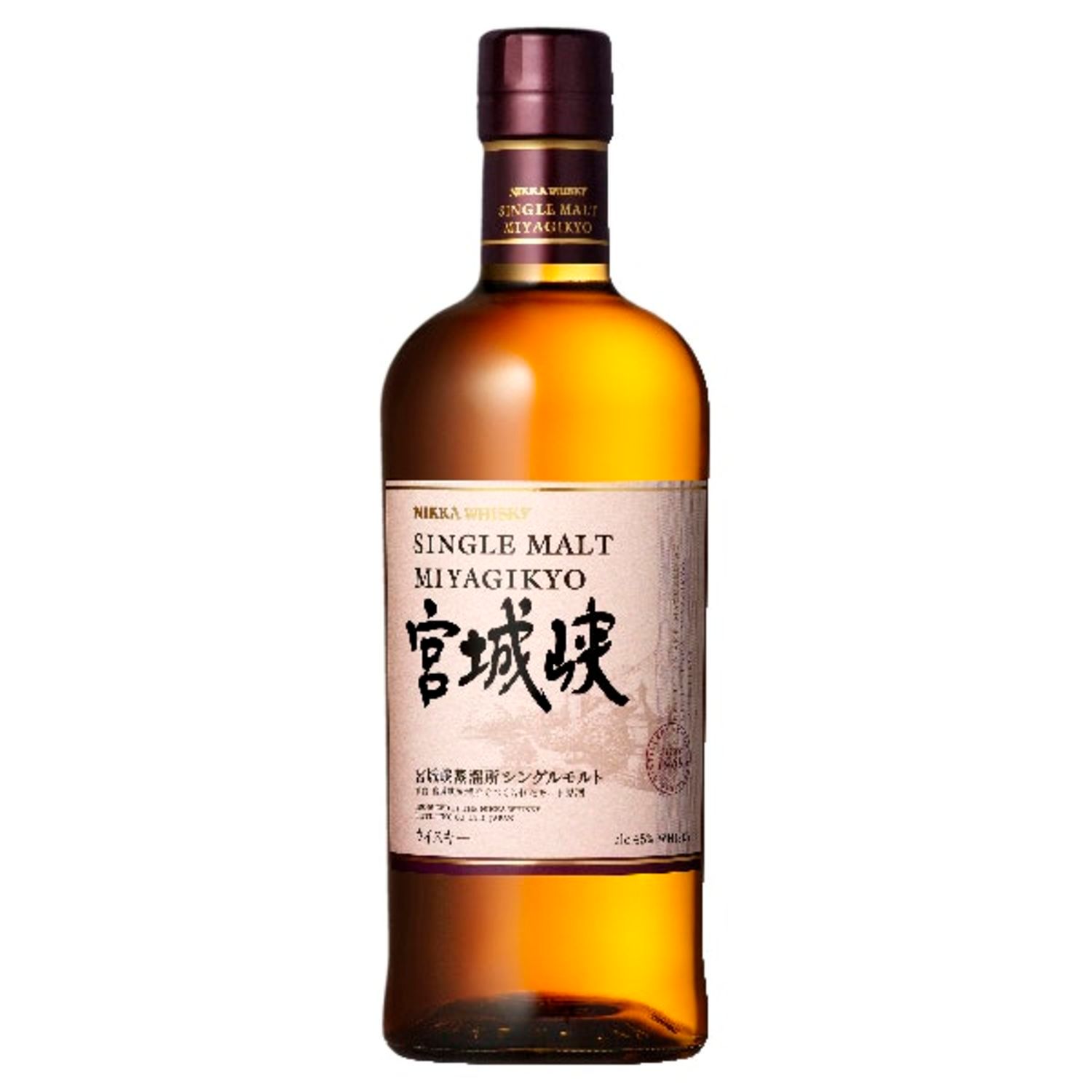 Nikka Miyagikyo Single Malt Japanese Whisky 700mL Bottle