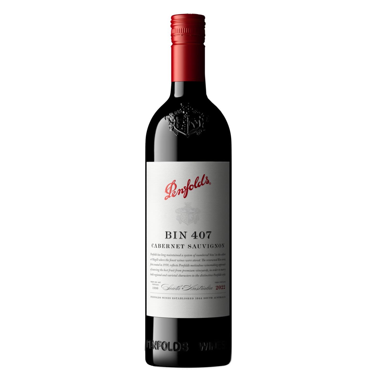 Penfolds Bin 407 Cabernet Sauvignon 2022 750mL