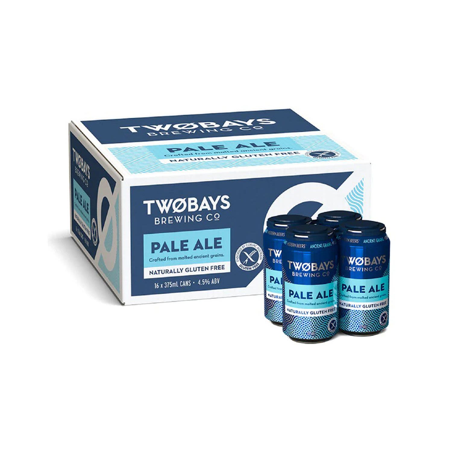 Two Bays Gluten Free Pale Ale Can 375mL 16 Pack