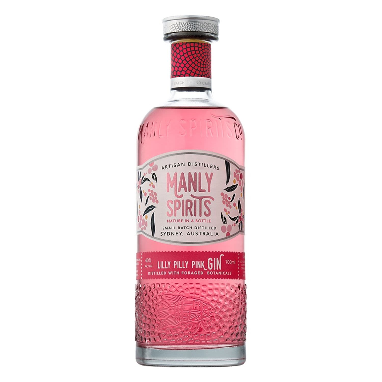 Manly Spirits Lilly Pilly Pink Gin 700mL Bottle