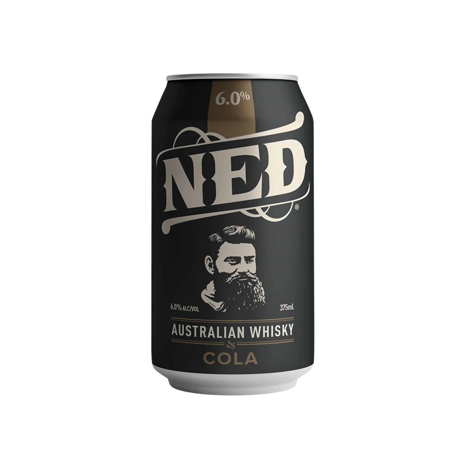 Ned Australian Whisky & Cola Can 6% 375mL