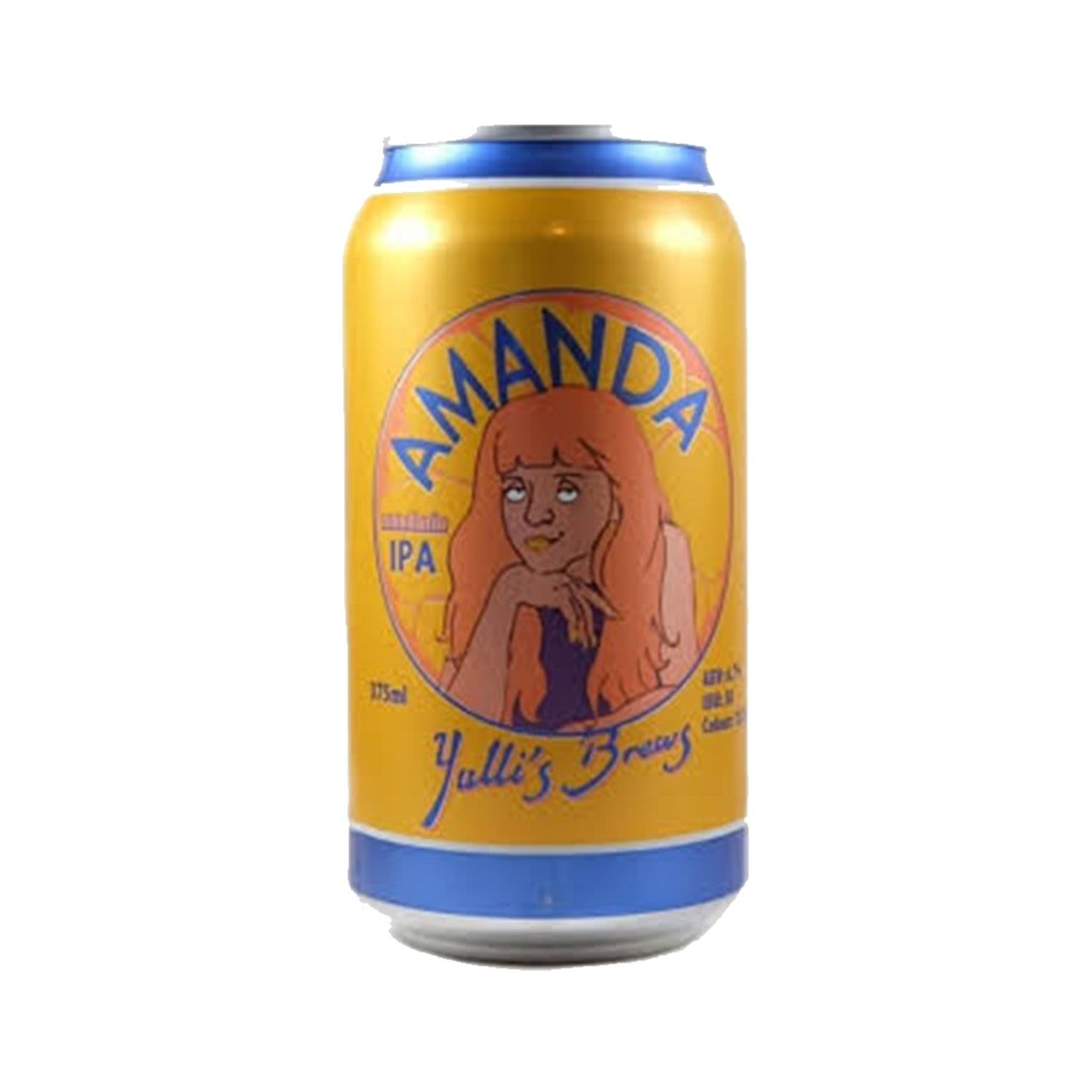 Yulli's Amanda Mandarin IPA Can 375mL 4 Pack