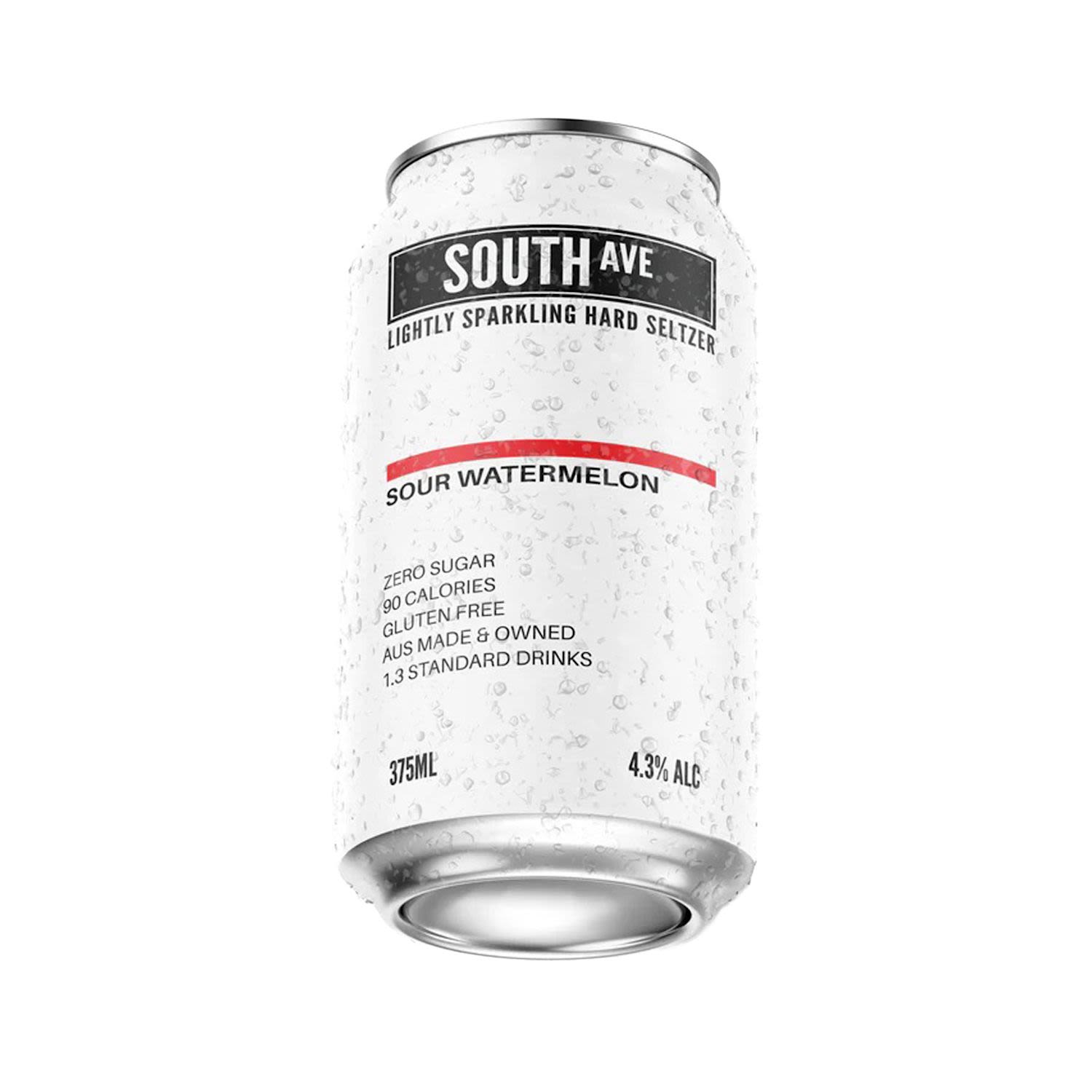 South Ave Sour Watermelon Seltzer Can 375mL 4 Pack