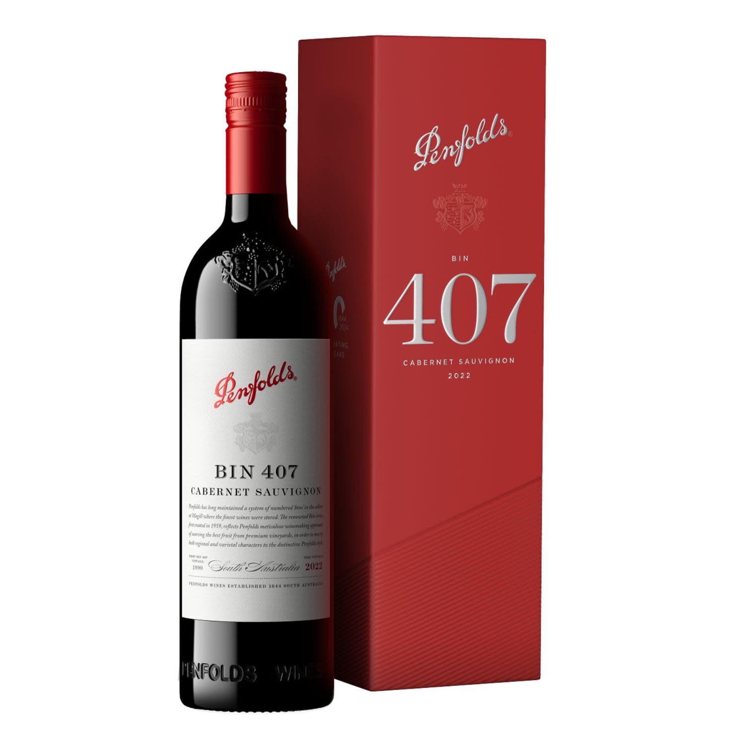 Penfolds Bin 407 Cabernet Sauvignon 2022 GB 750mL