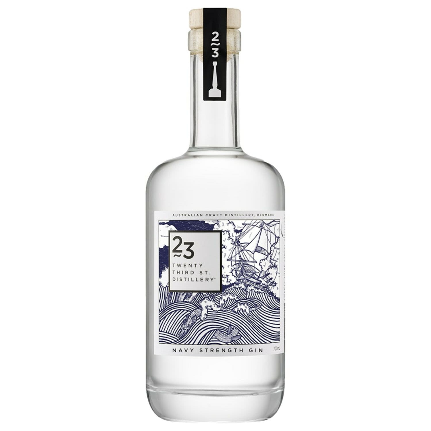 23rd Street Distillery Navy Strength Gin 700mL Bottle