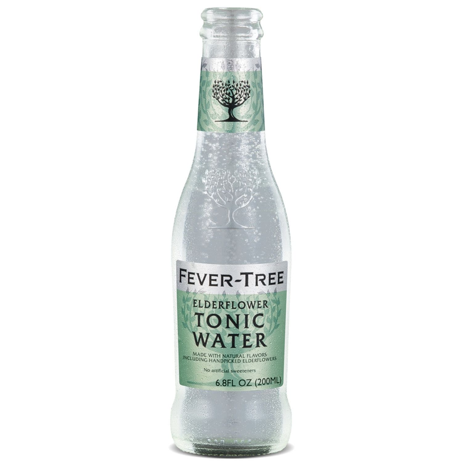 Fever Tree Elderflower Tonic Water Bottle 200mL 24 Pack