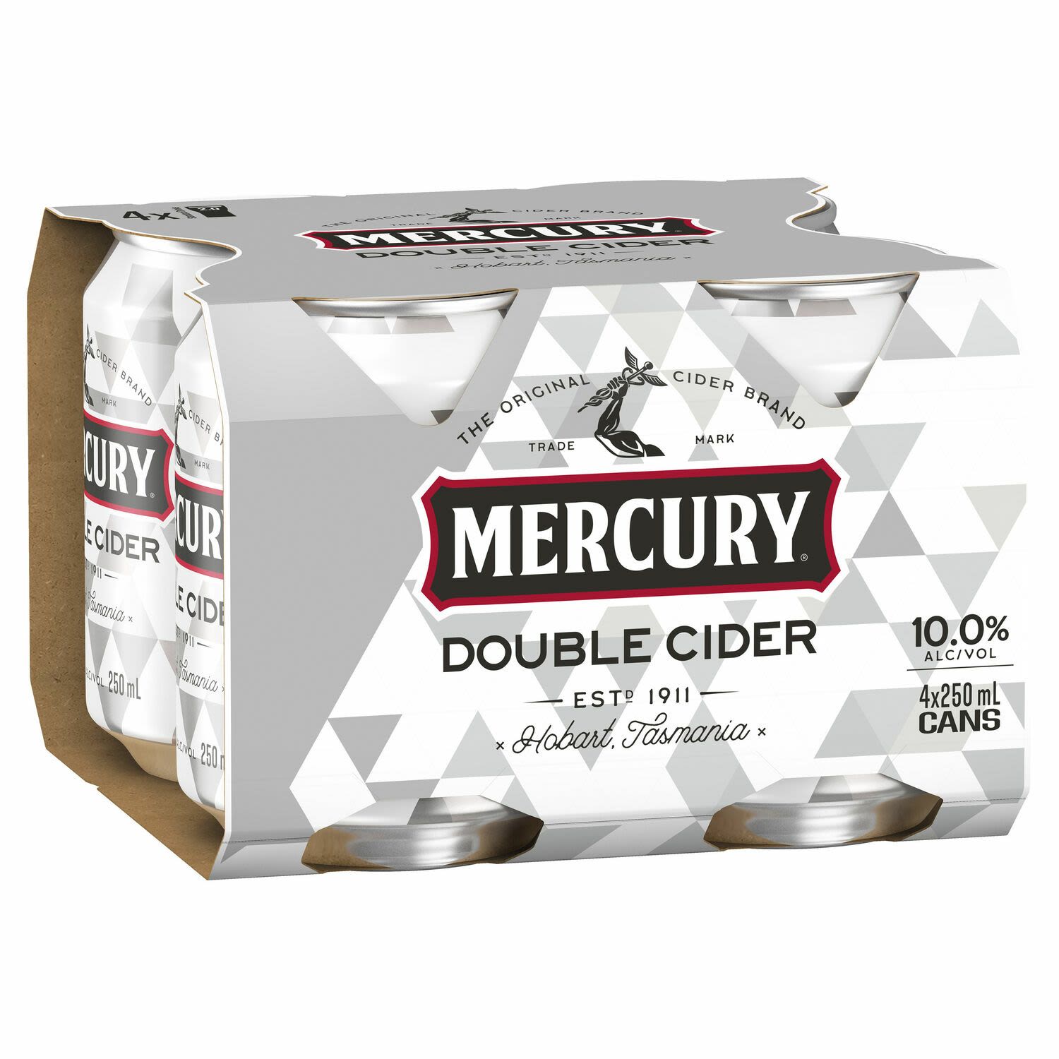 Mercury Double Cider Can 250mL 4 Pack