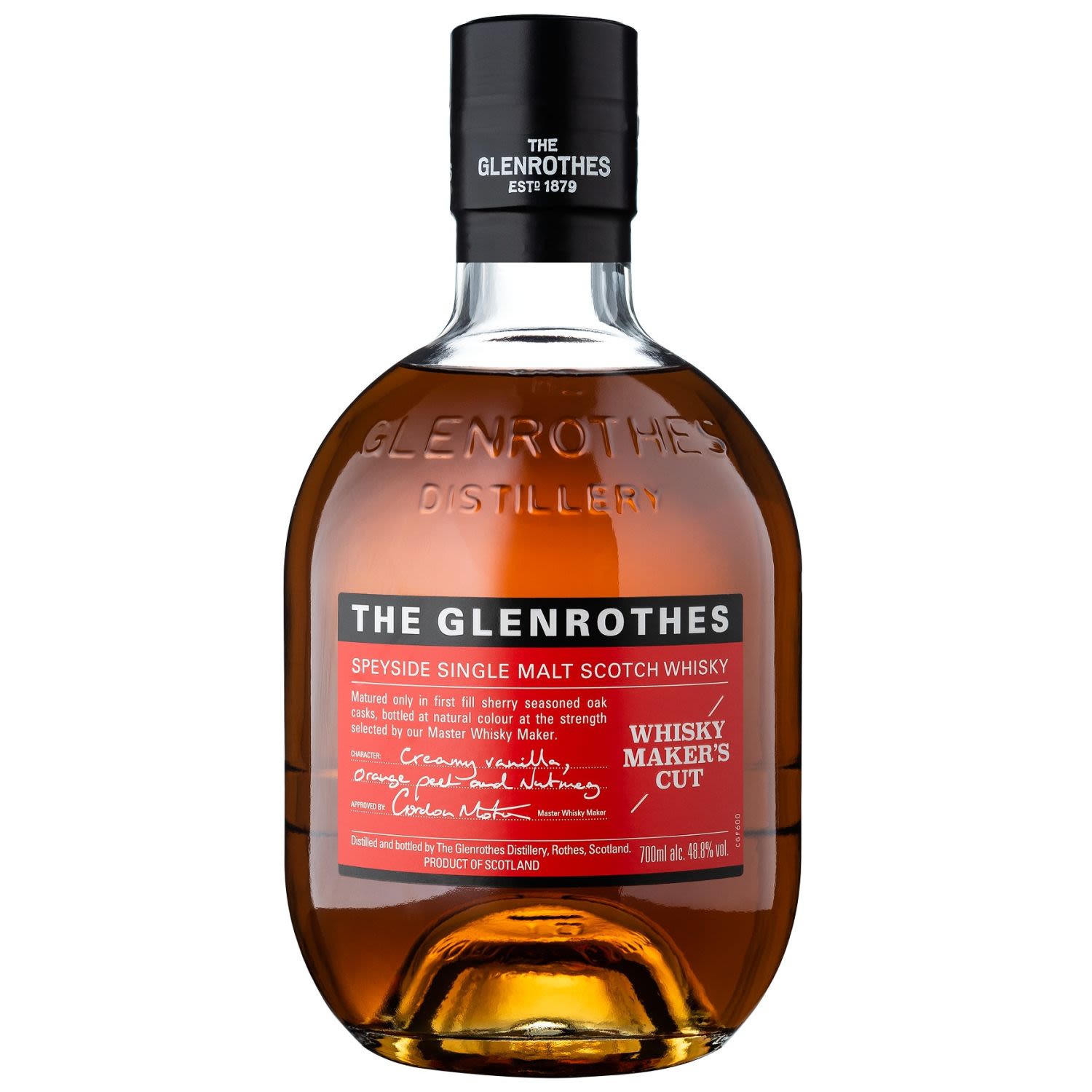 The Glenrothes Soleo Collection Makers Cut Single Malt 700mL Bottle