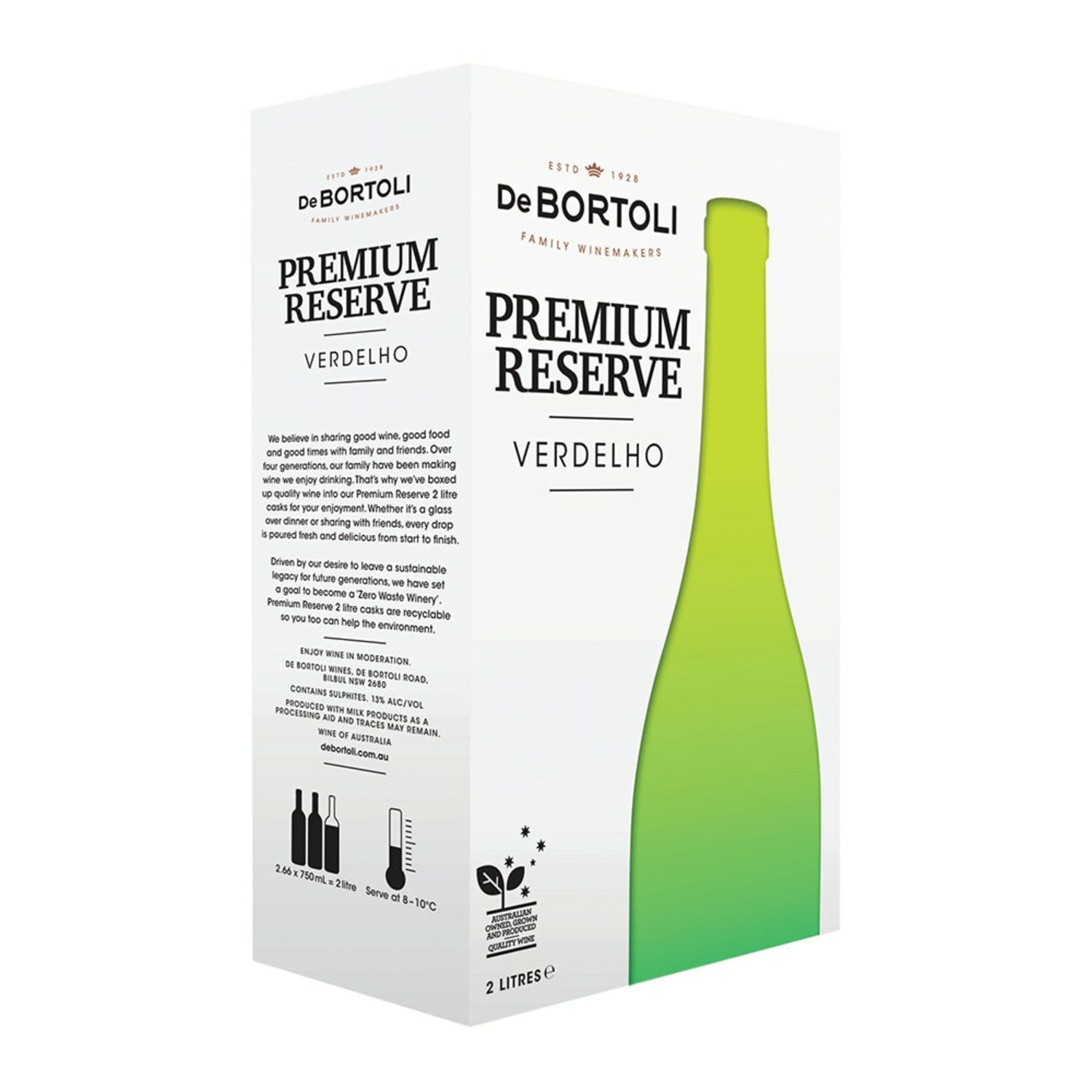 De Bortoli Premium Reserve Verdelho 2L Cask