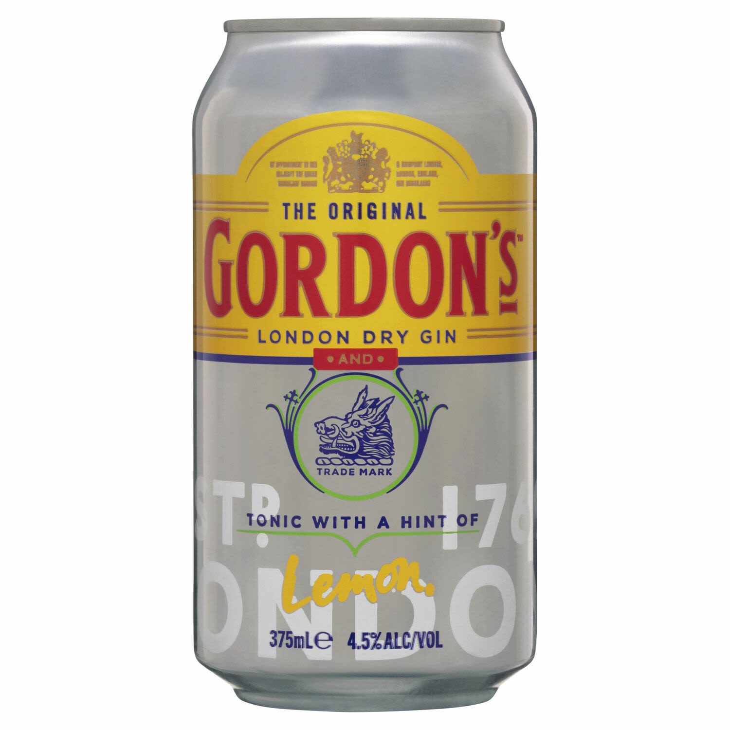 Gordon's Gin & Tonic Can 375mL