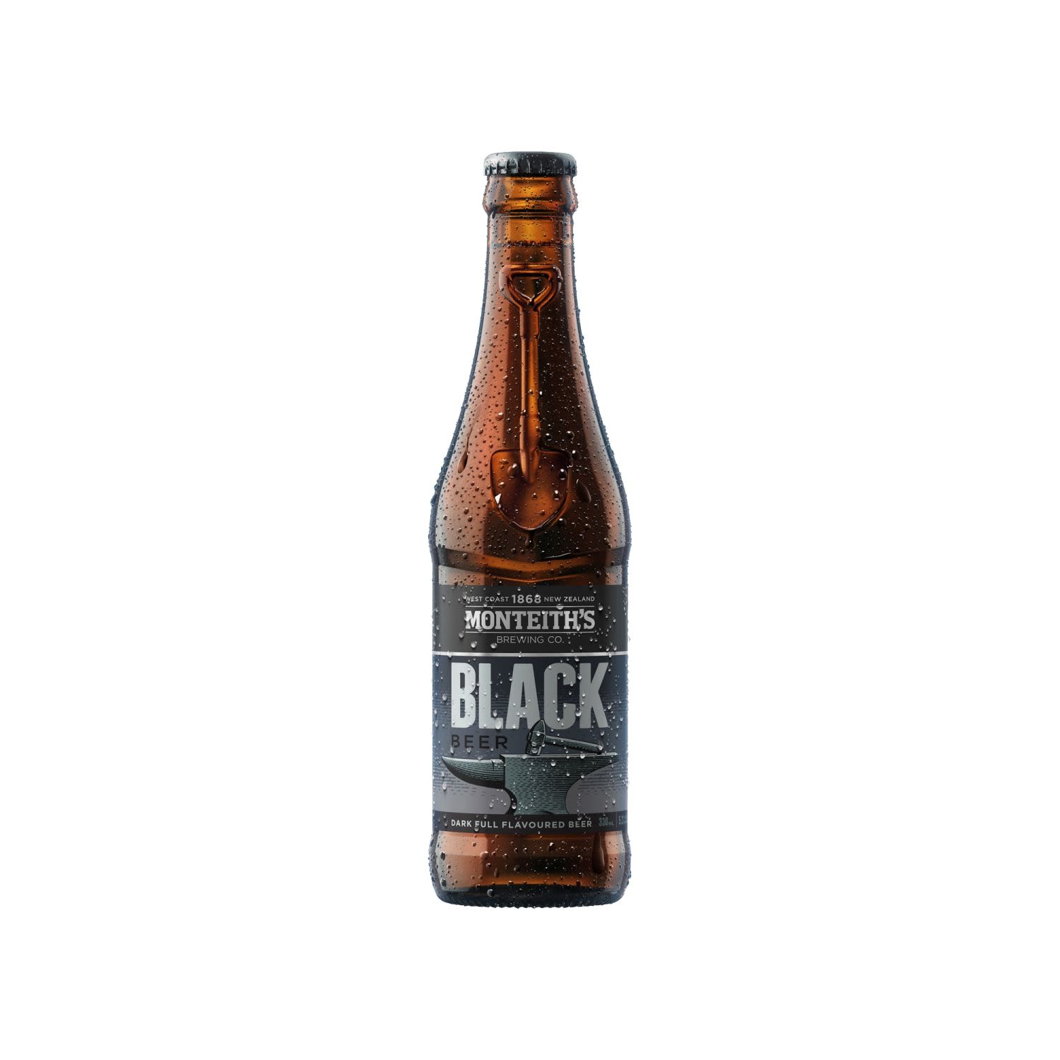 Monteith's Black Beer Bottle 330mL