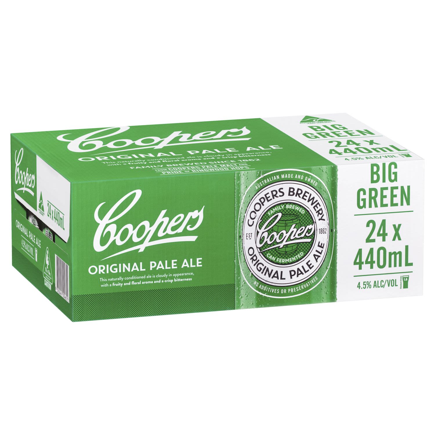 Coopers Pale Ale Can 440mL 24 Pack