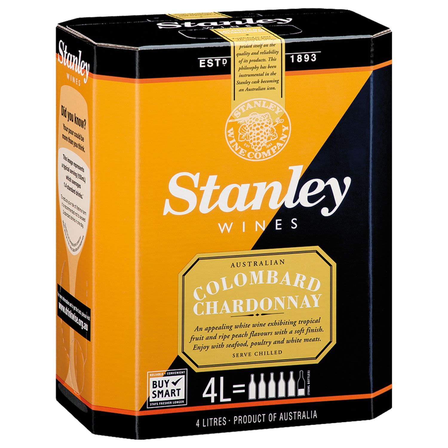Stanley Colombard Chardonnay Cask 4L
