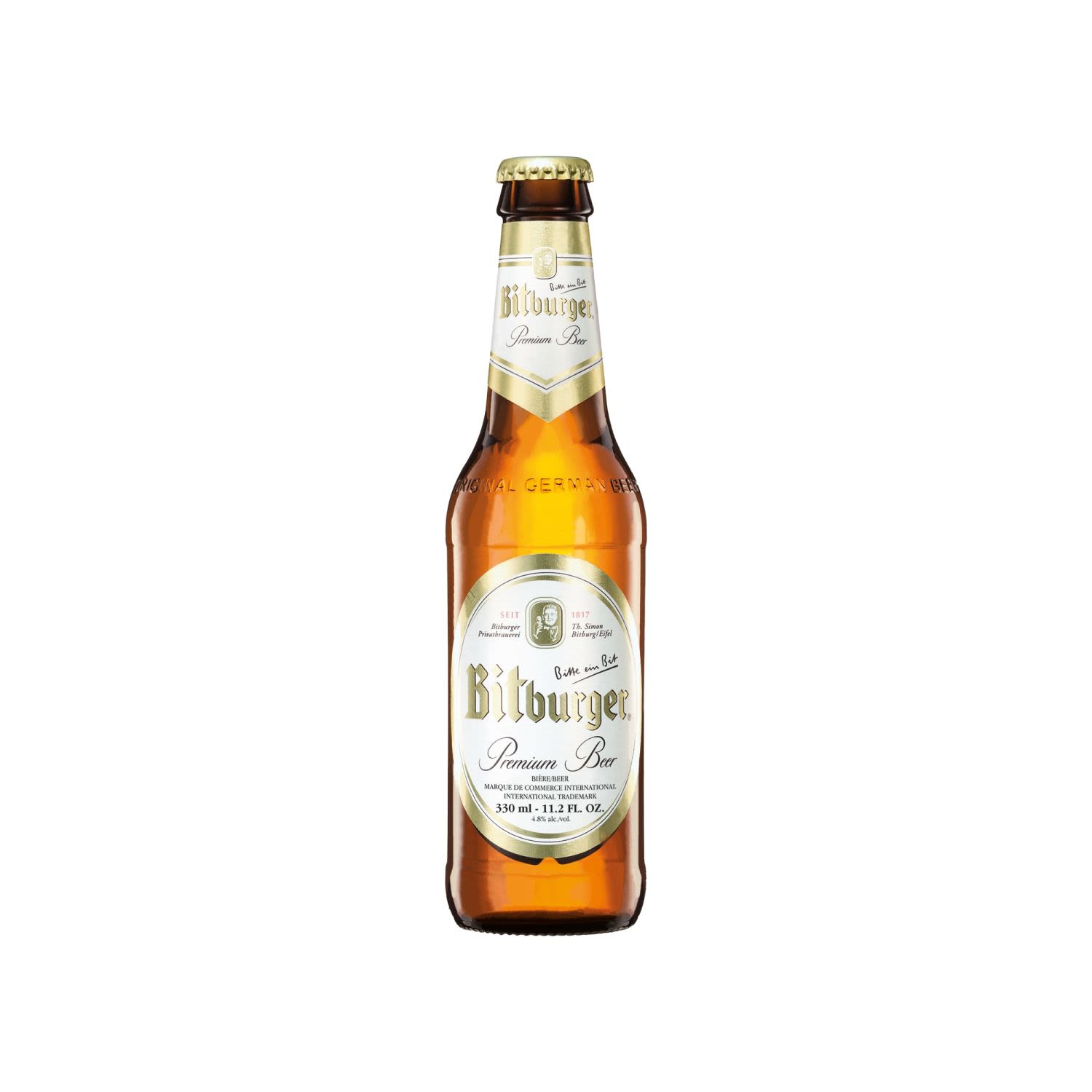 Bitburger Premium Beer 330mL Bottle