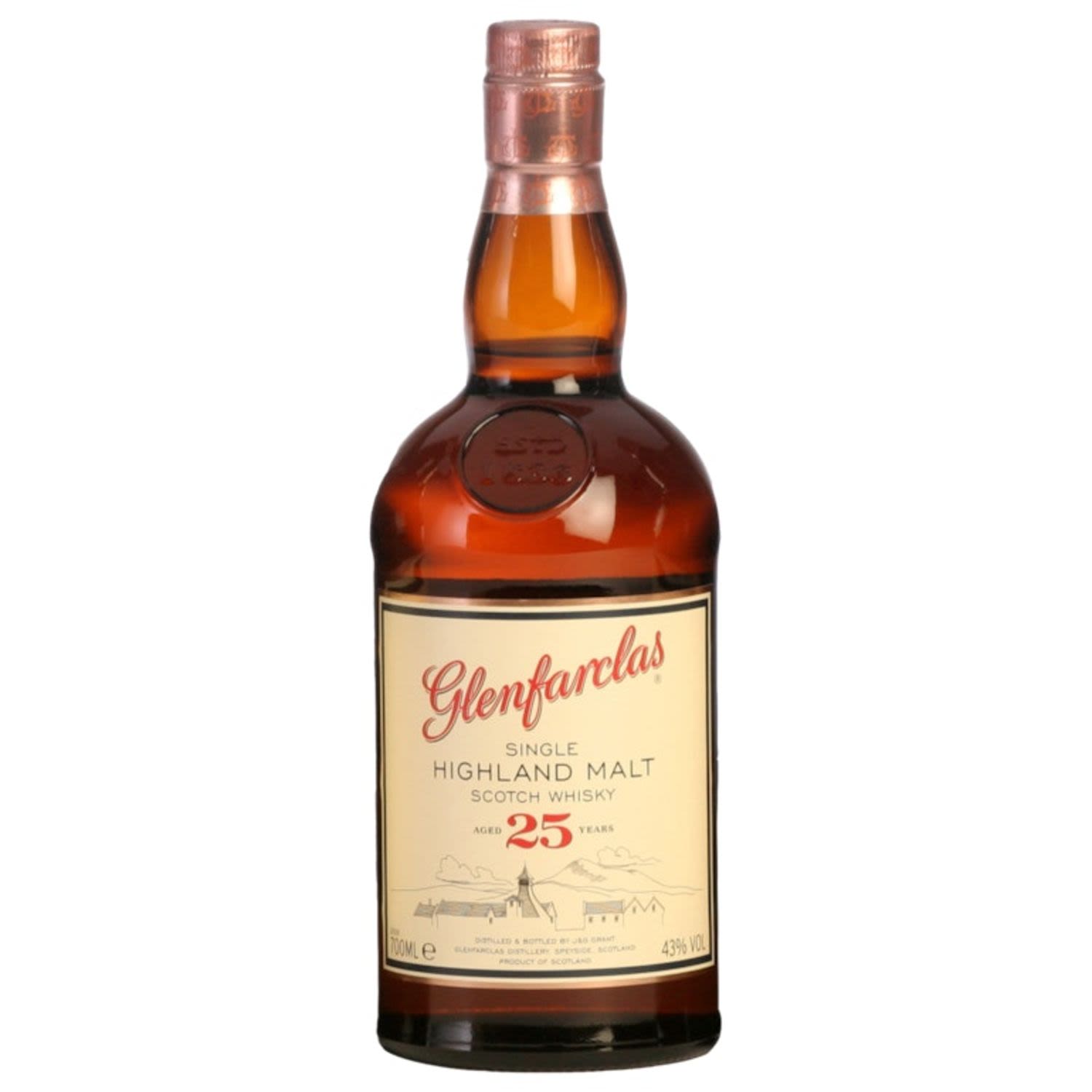 Glenfarclas 25 Year Old Scotch Whisky 700mL Bottle