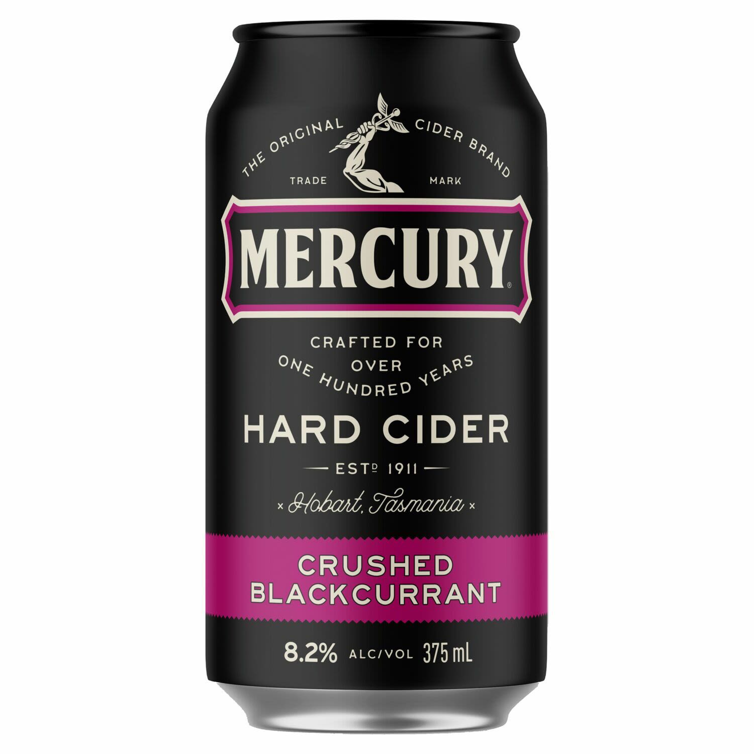 Mercury Hard Cider Crushed Blackcurrent Can 375mL