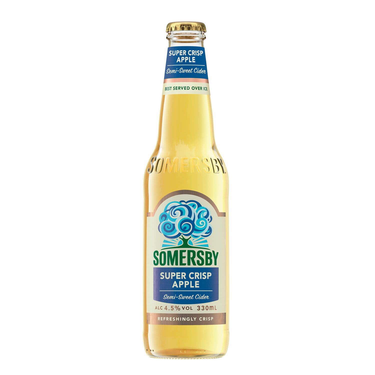 Somersby Super Crisp Apple Cider 4.5% Bottle 330mL