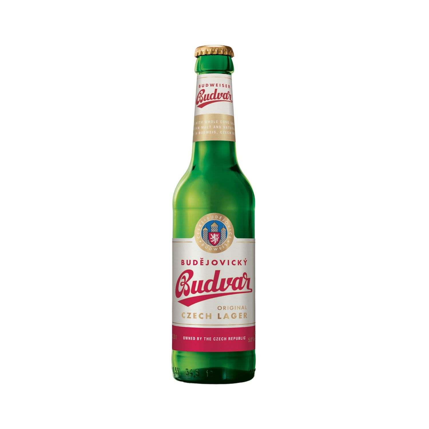 Budvar Czech Lager Bottle 330mL 6 Pack