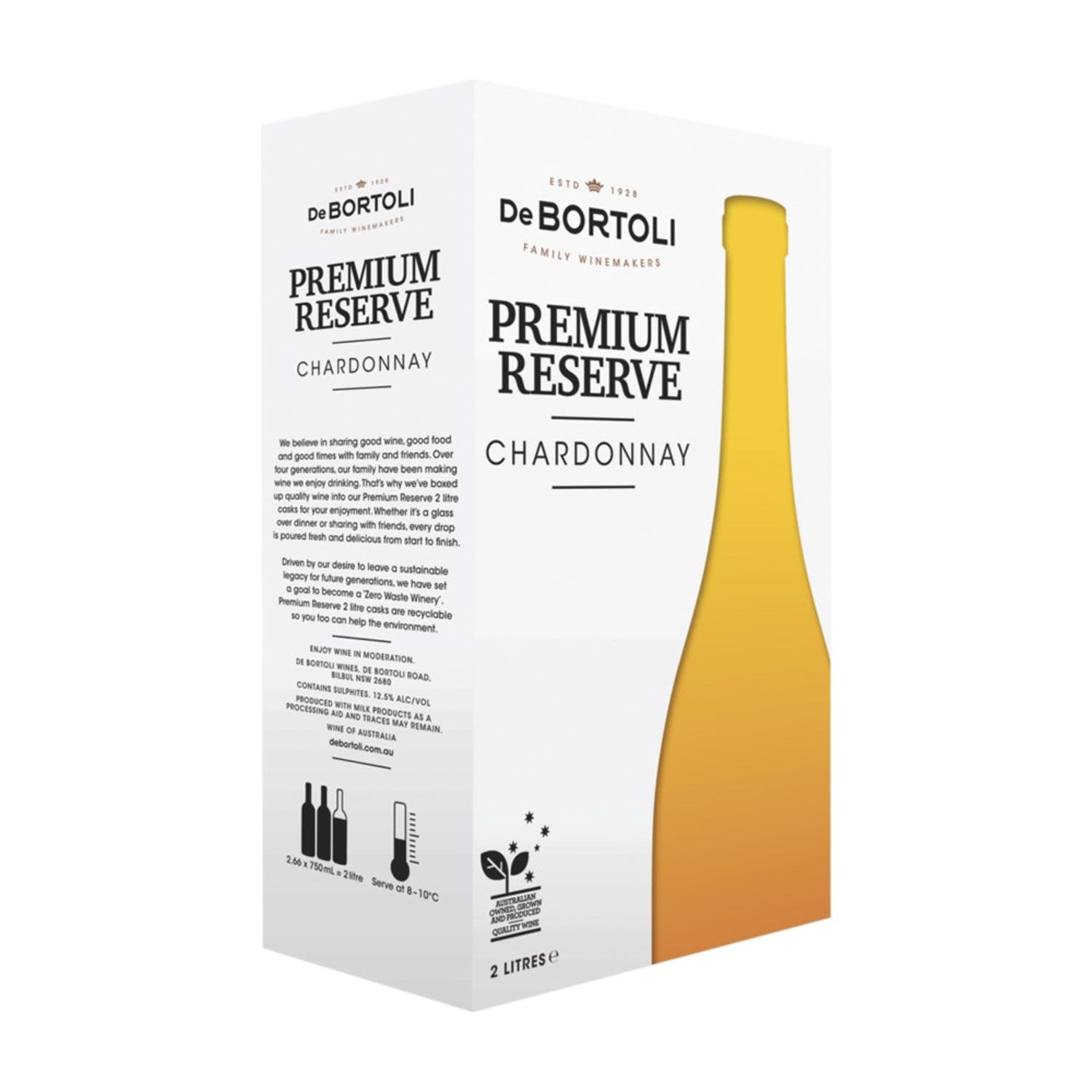 De Bortoli Premium Reserve Chardonnay Cask 2L