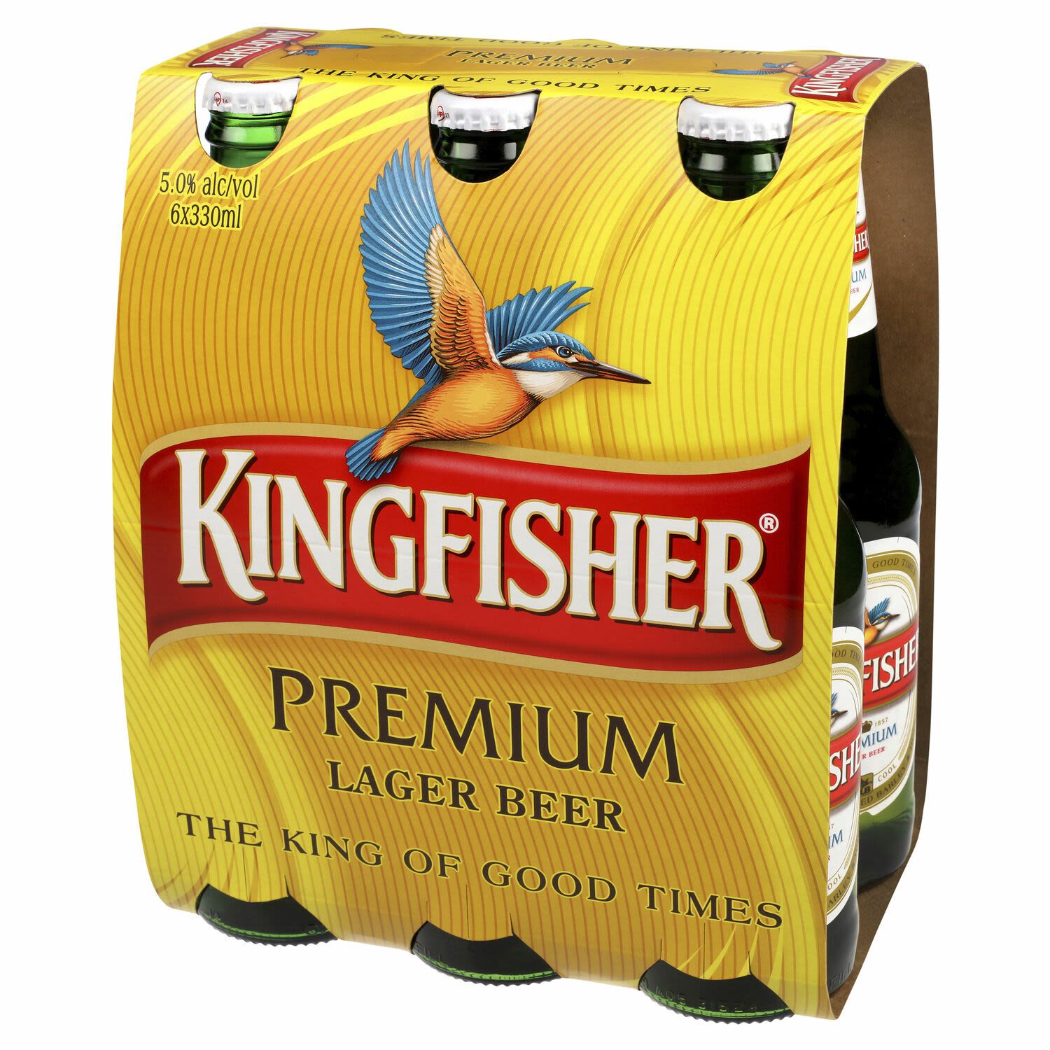 Kingfisher Premium Bottle 330mL 6 Pack